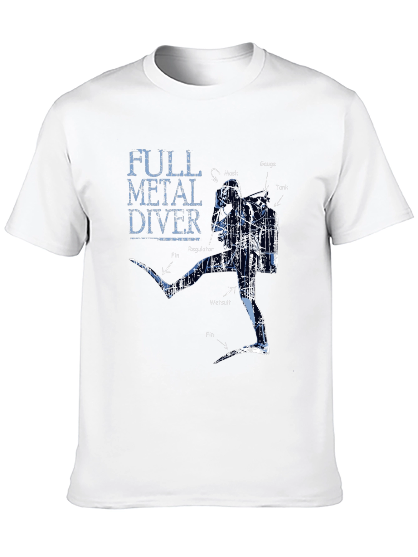 Full Metal Diver Graphic T-Shirt - Scuba Diving Apparel