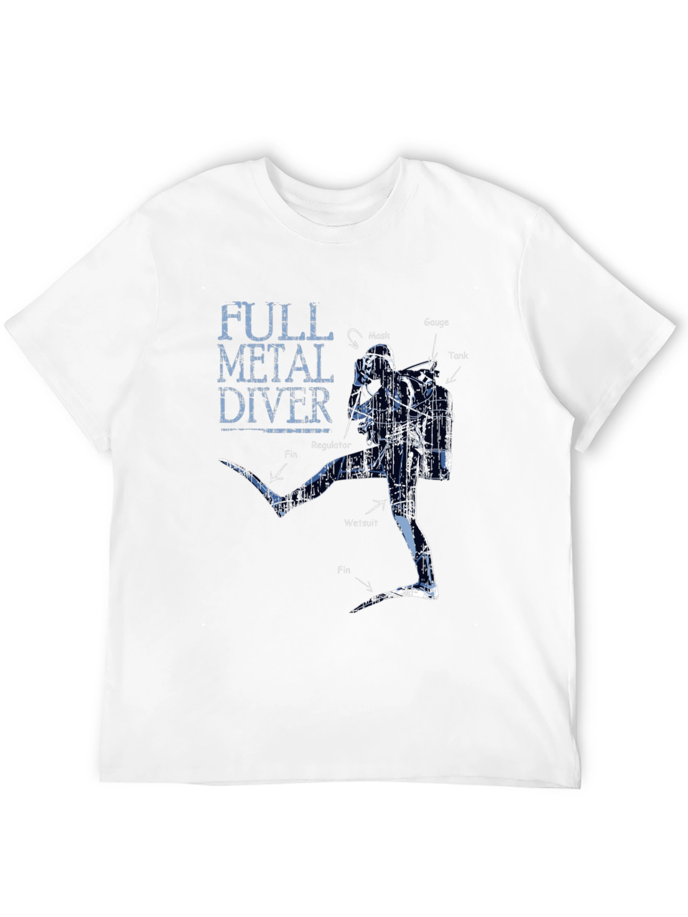 Full Metal Diver Graphic T-Shirt - Scuba Diving Apparel