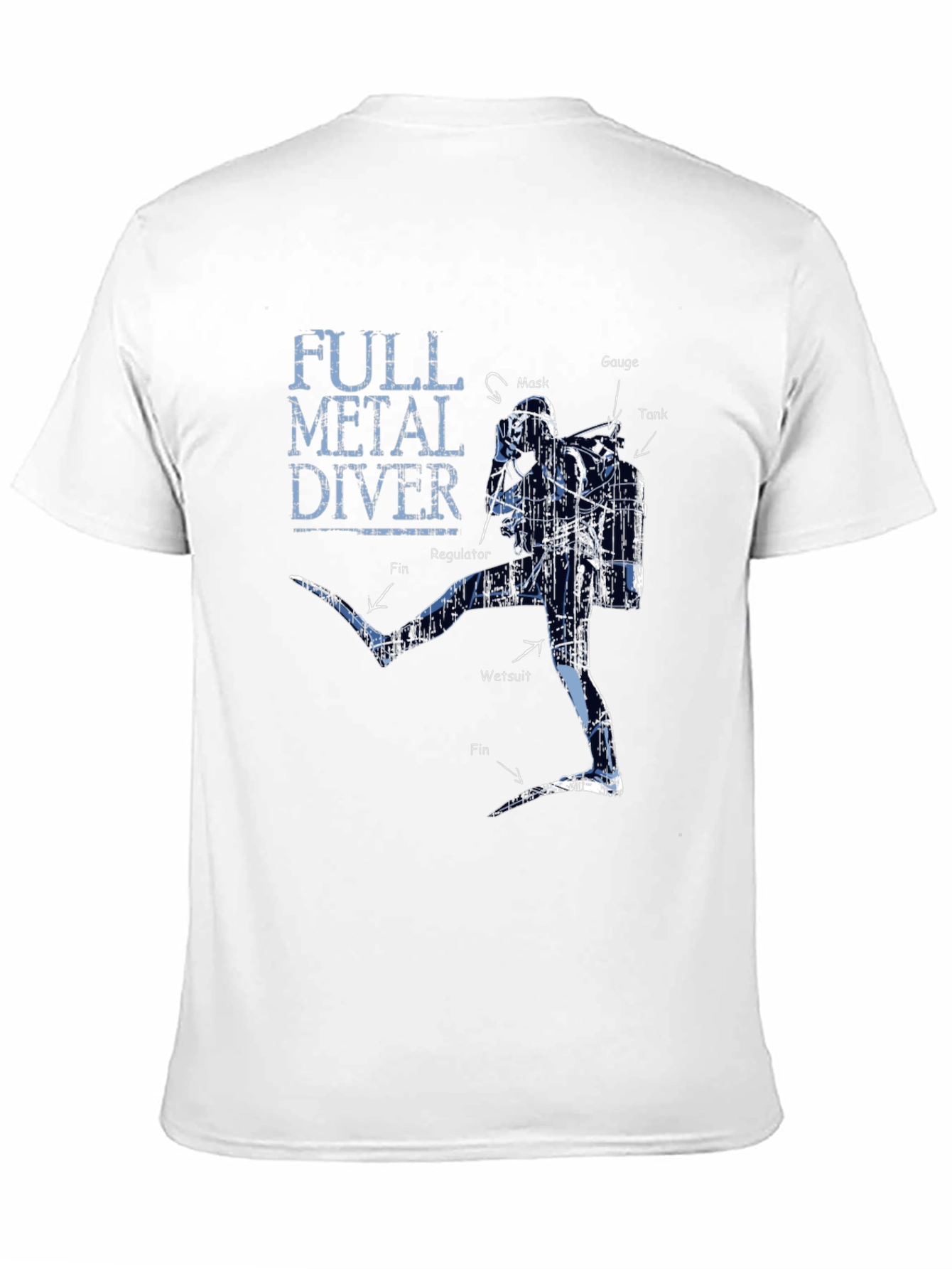 Full Metal Diver Graphic T-Shirt - Scuba Diving Apparel