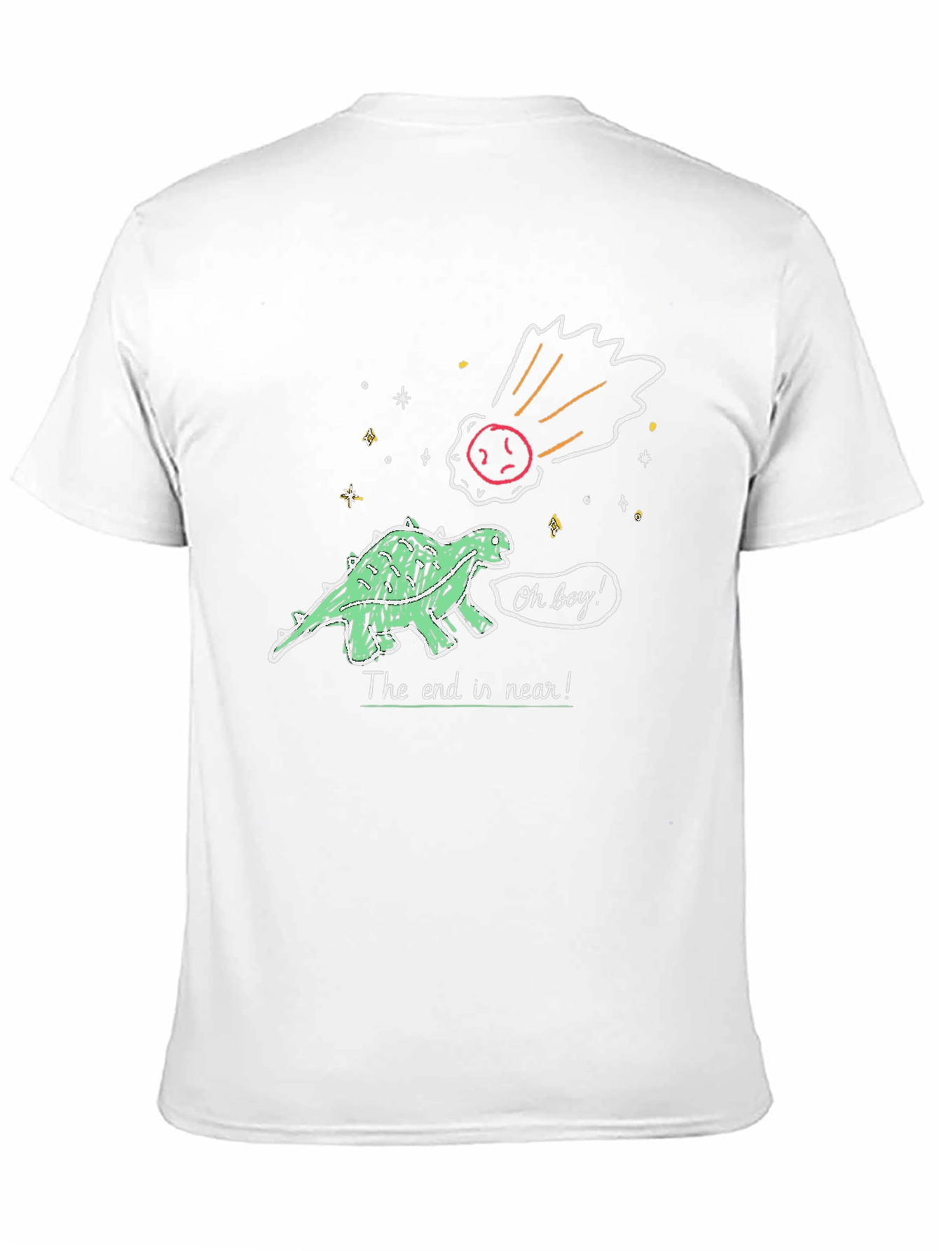 Dinosaur The End is Near! Graphic T-Shirt