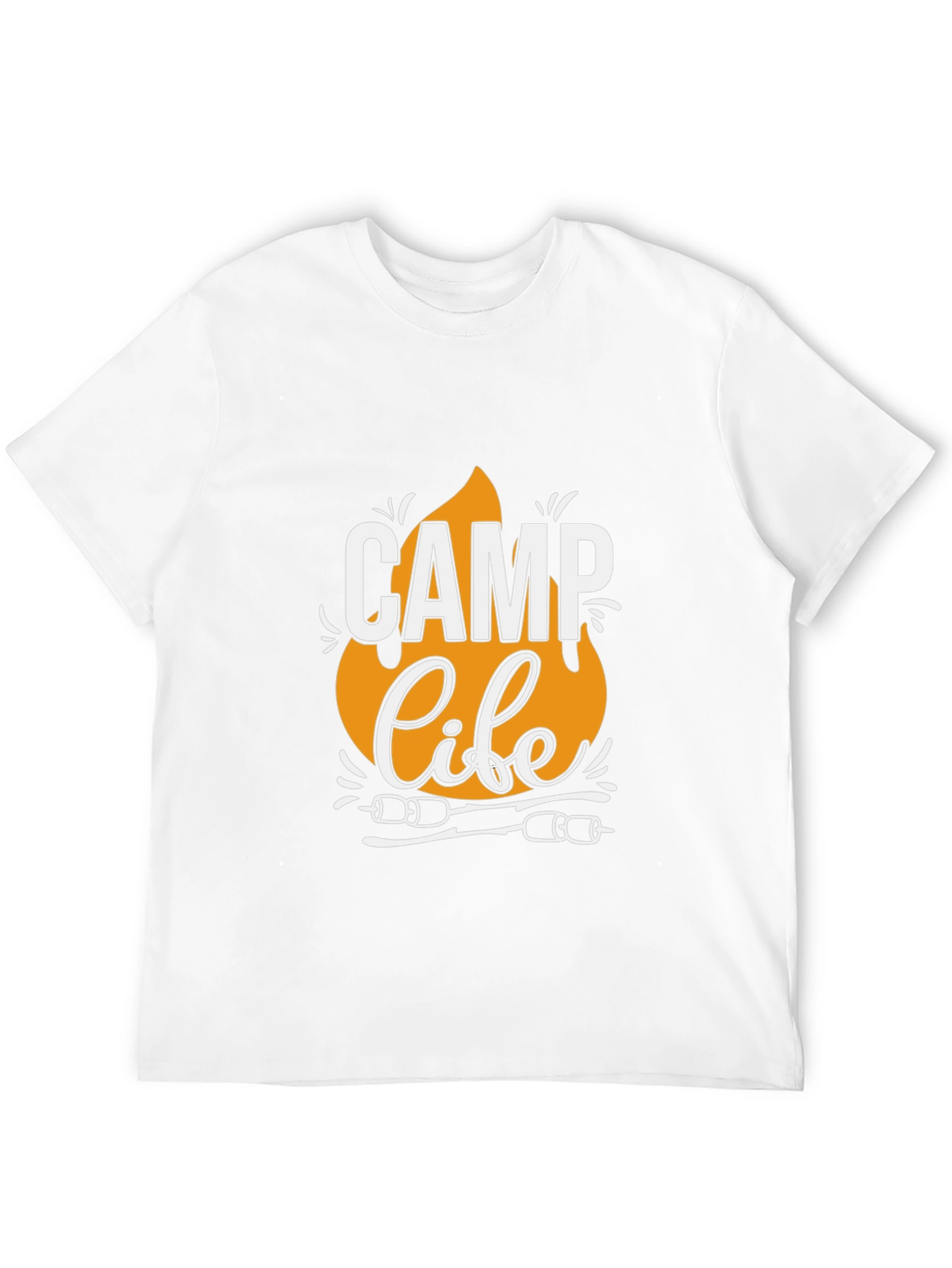 Camp Life T-Shirt - Black Camping Tee