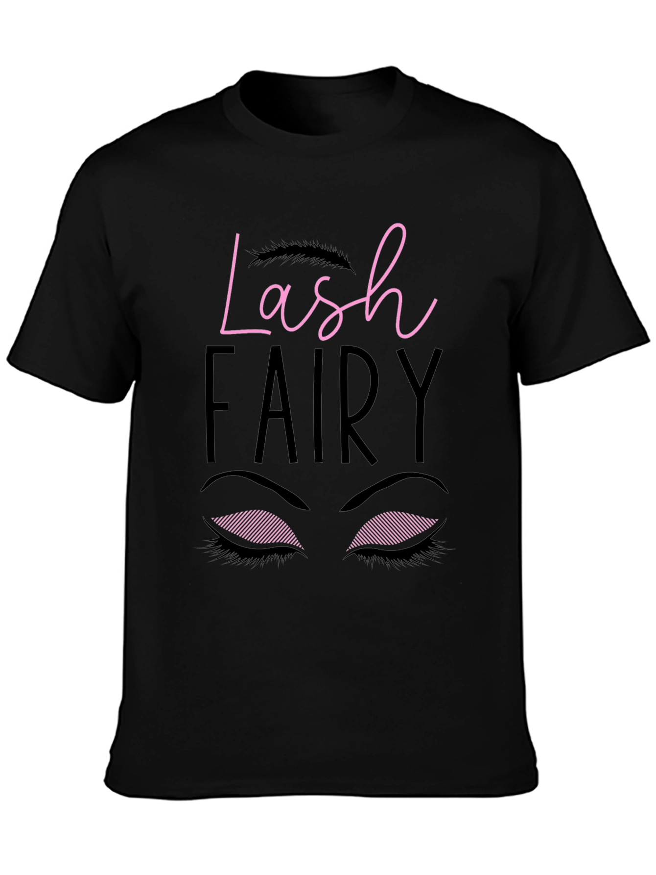 Lash Fairy Graphic Tee - Stylish Eyelash Design T-Shirt