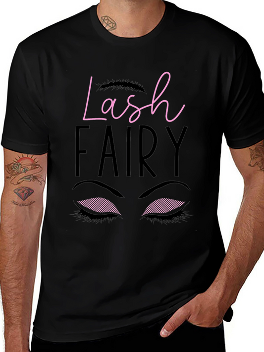 Lash Fairy Graphic Tee - Stylish Eyelash Design T-Shirt