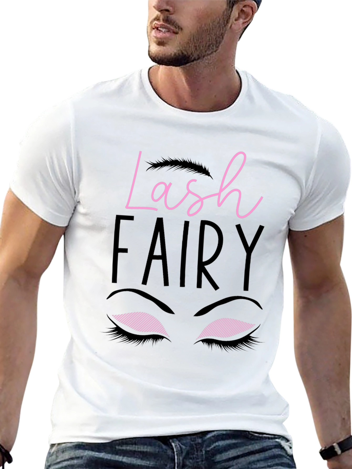 Lash Fairy Graphic Tee - Stylish Eyelash Design T-Shirt