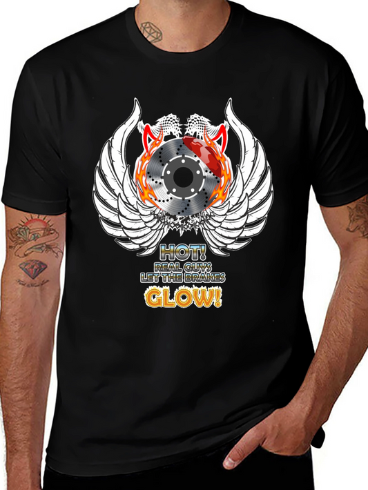 Hot Brakes Graphic Tee - Real Guys Let Em Glow!