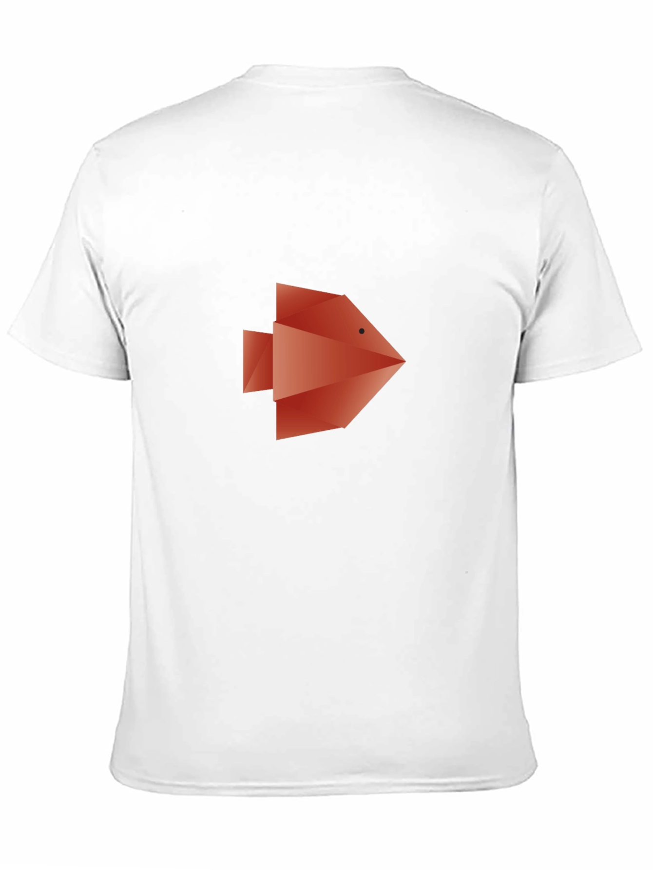 Geometric Fish Graphic Tee - Modern Style