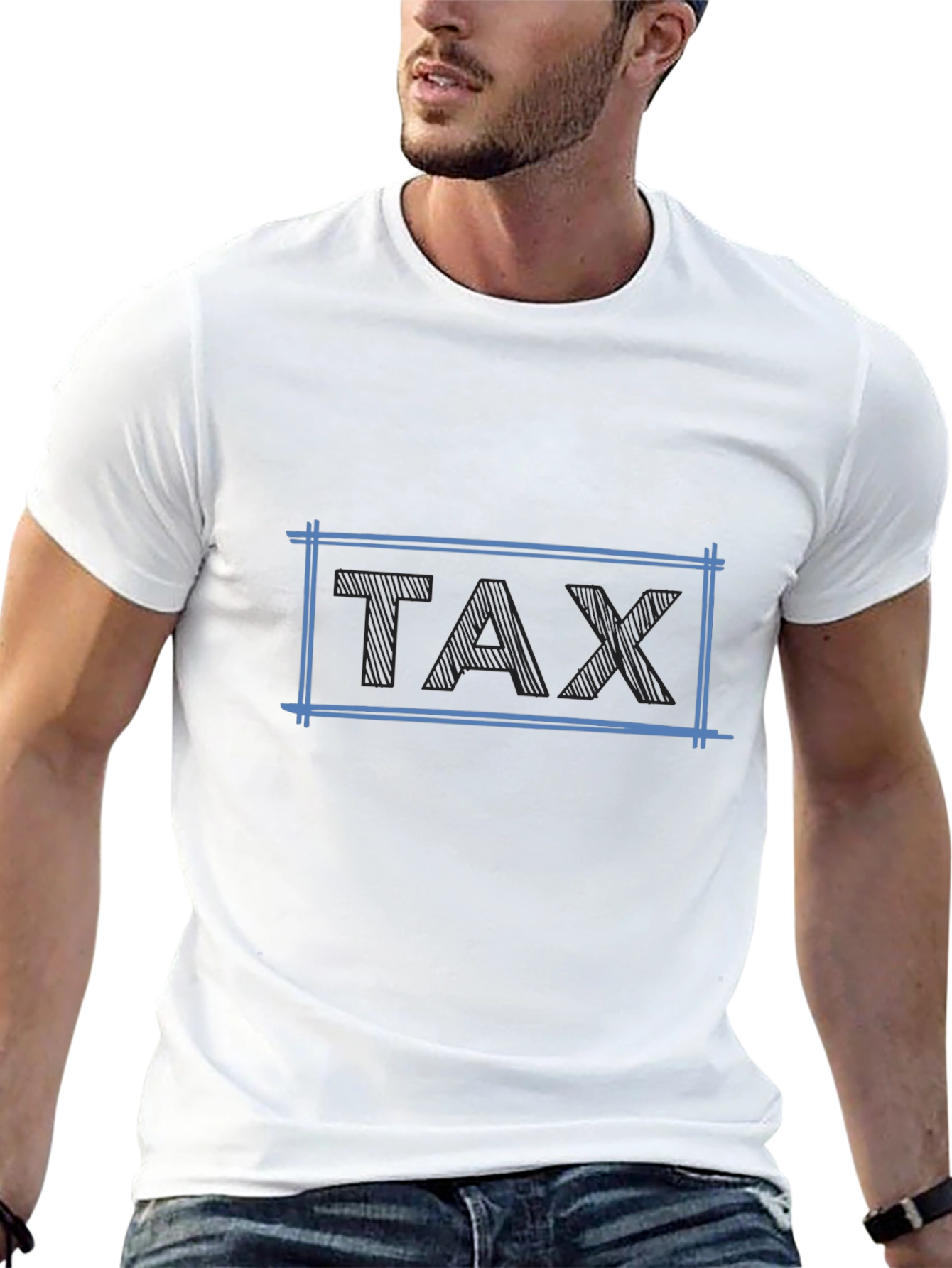 Tax Graphic T-Shirt - Black