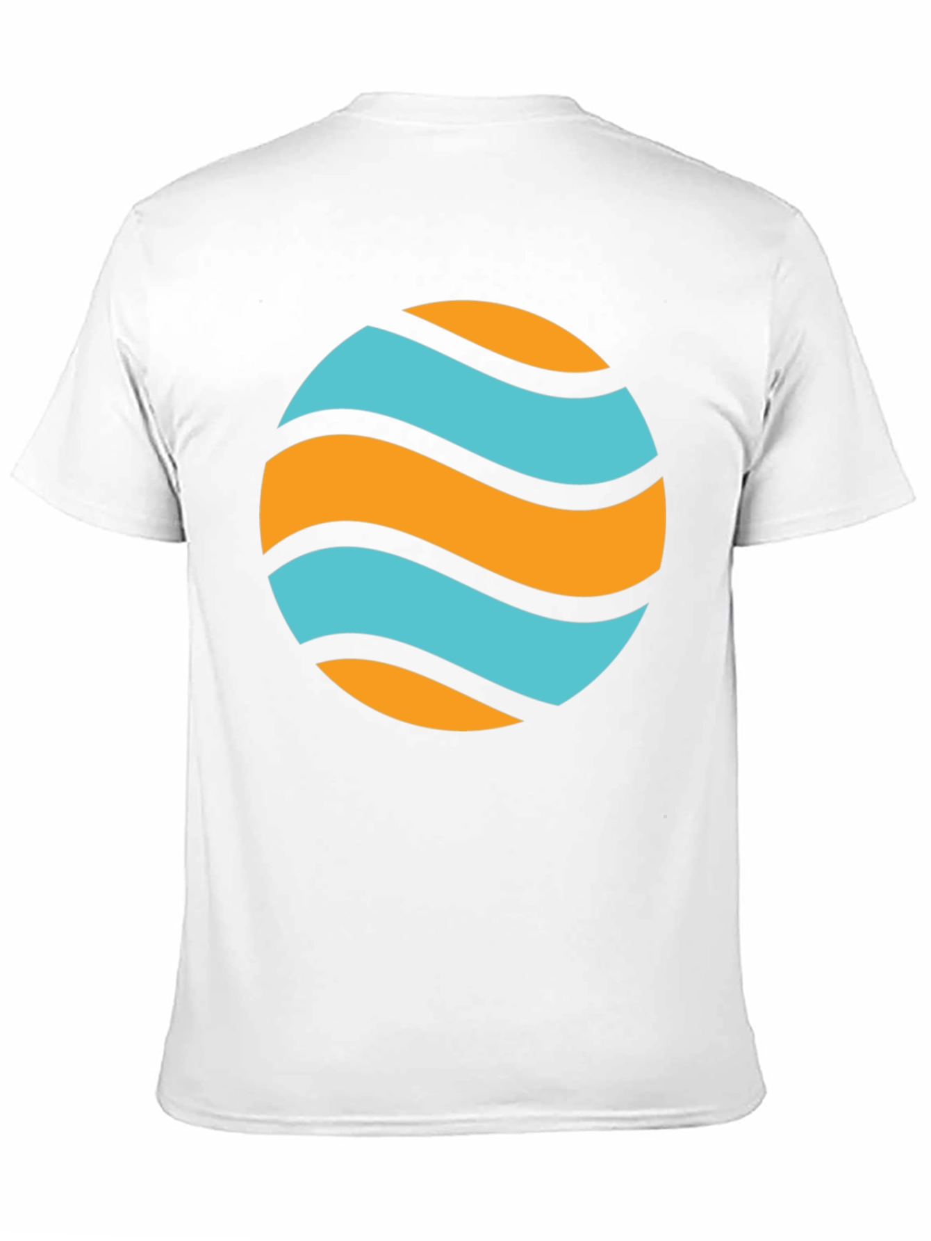 Wavy Orb Graphic Tee - Casual Style