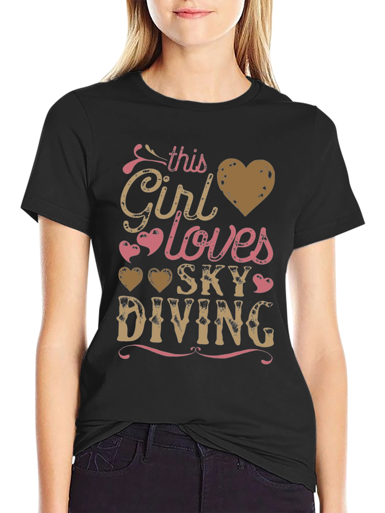 This Girl Loves Skydiving T-Shirt