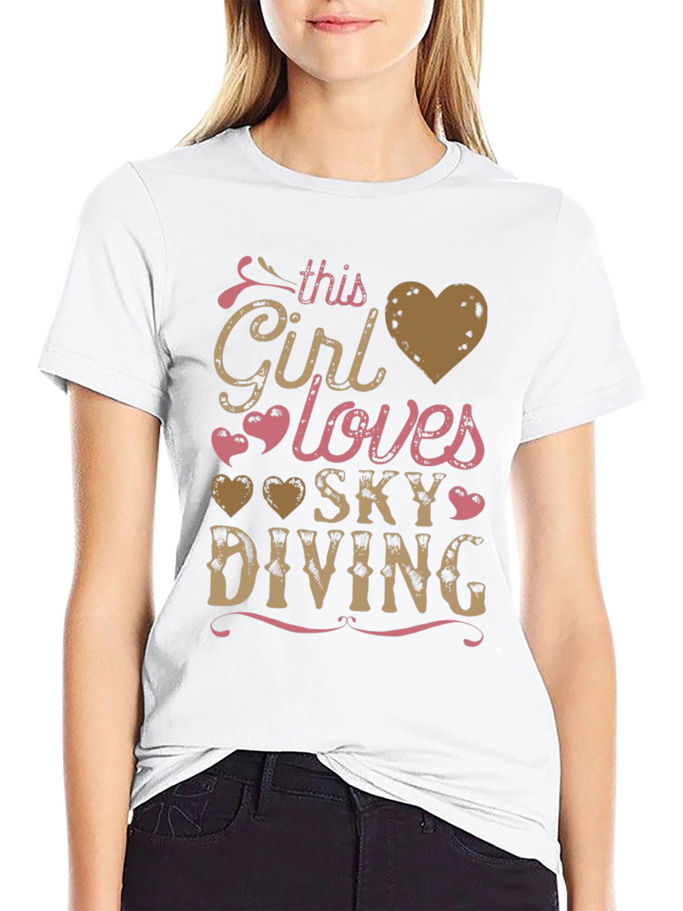 This Girl Loves Skydiving T-Shirt