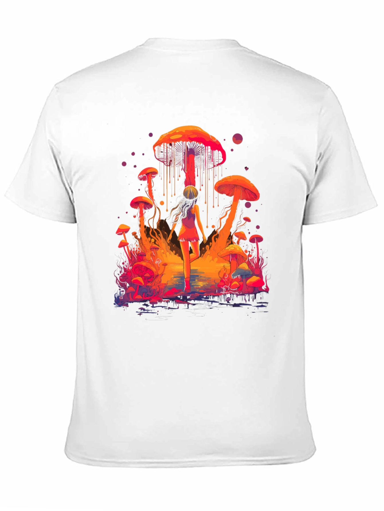 Psychedelic Mushroom T-Shirt - Vibrant Graphic Tee