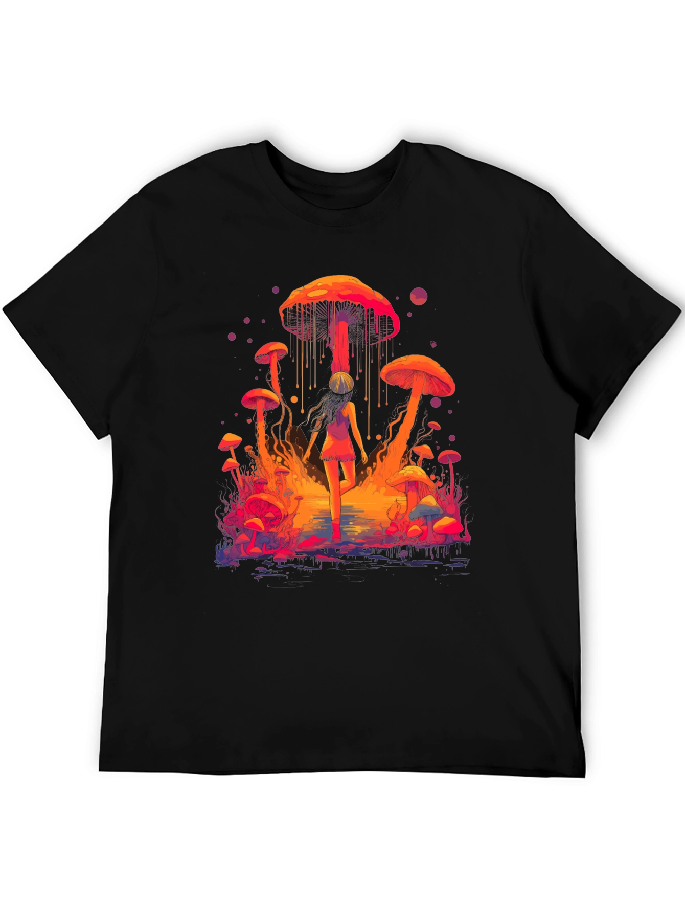 Psychedelic Mushroom T-Shirt - Vibrant Graphic Tee