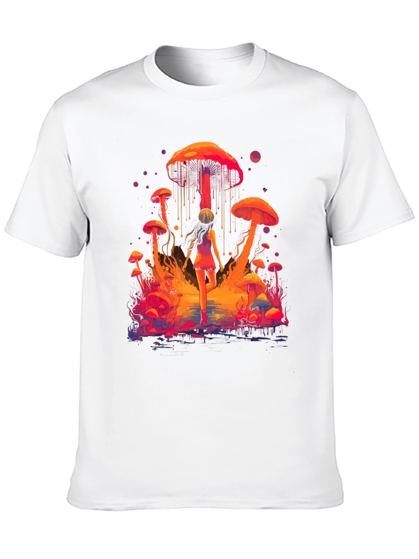Psychedelic Mushroom T-Shirt - Vibrant Graphic Tee