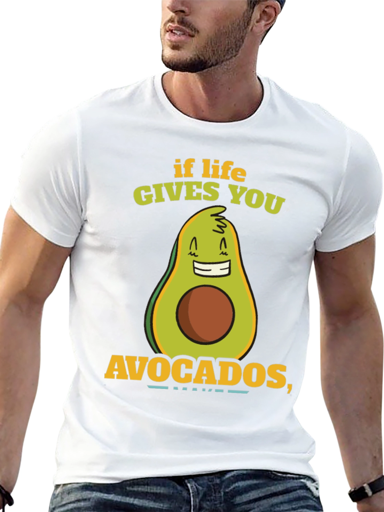 Funny Avocado T-Shirt - If Life Gives You Avocados