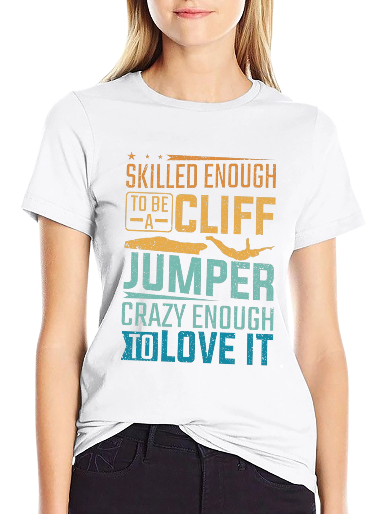 Skilled Cliff Jumper Graphic Tee
