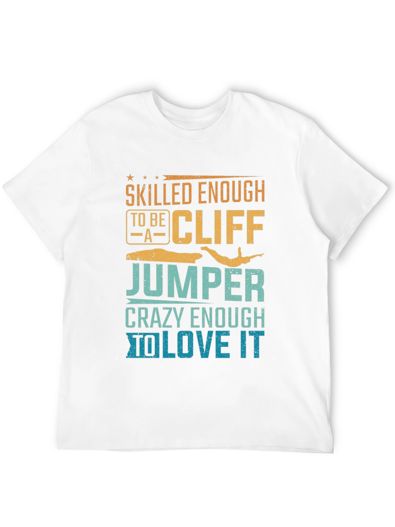 Skilled Cliff Jumper Graphic Tee