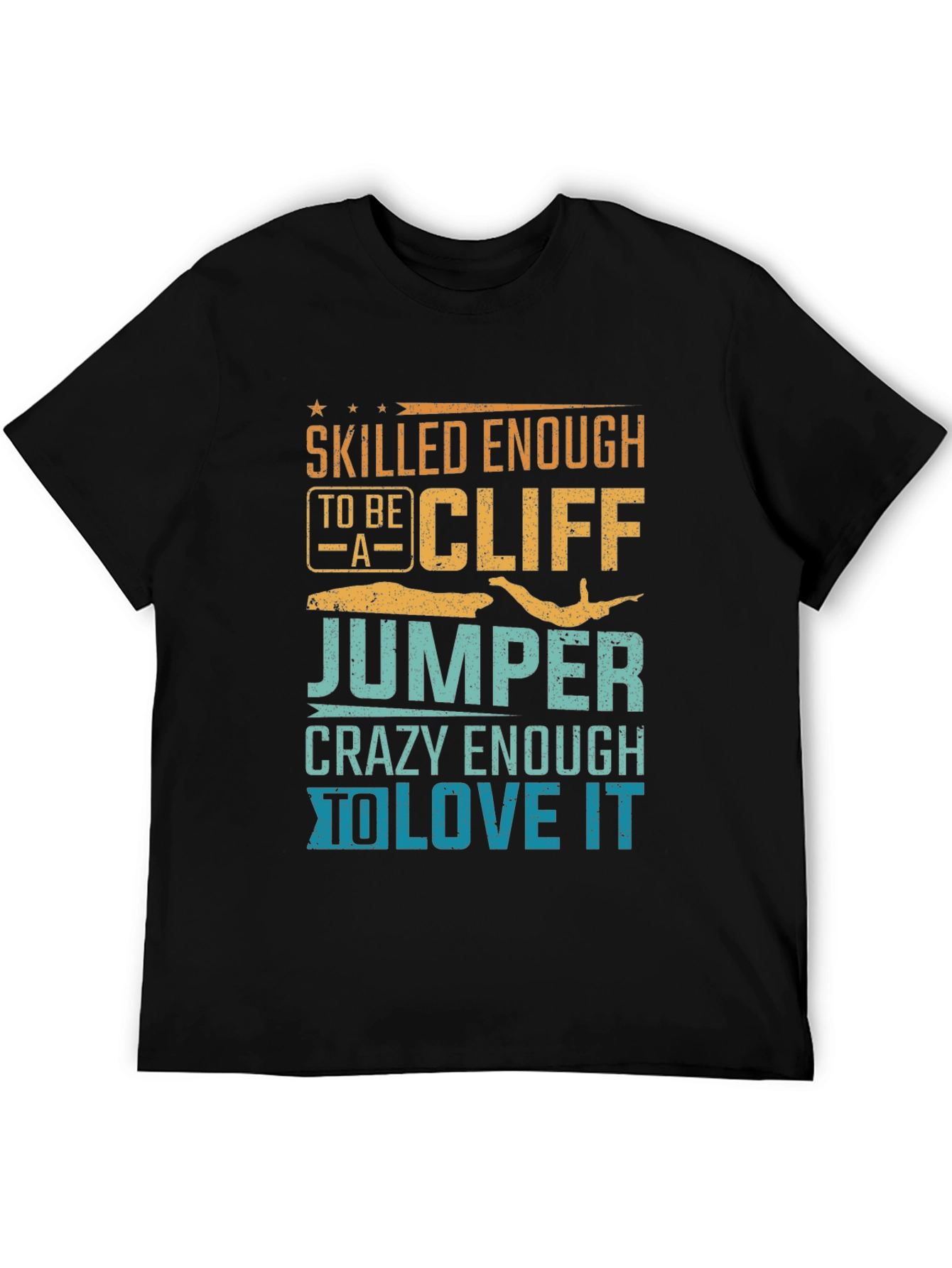 Skilled Cliff Jumper Graphic Tee