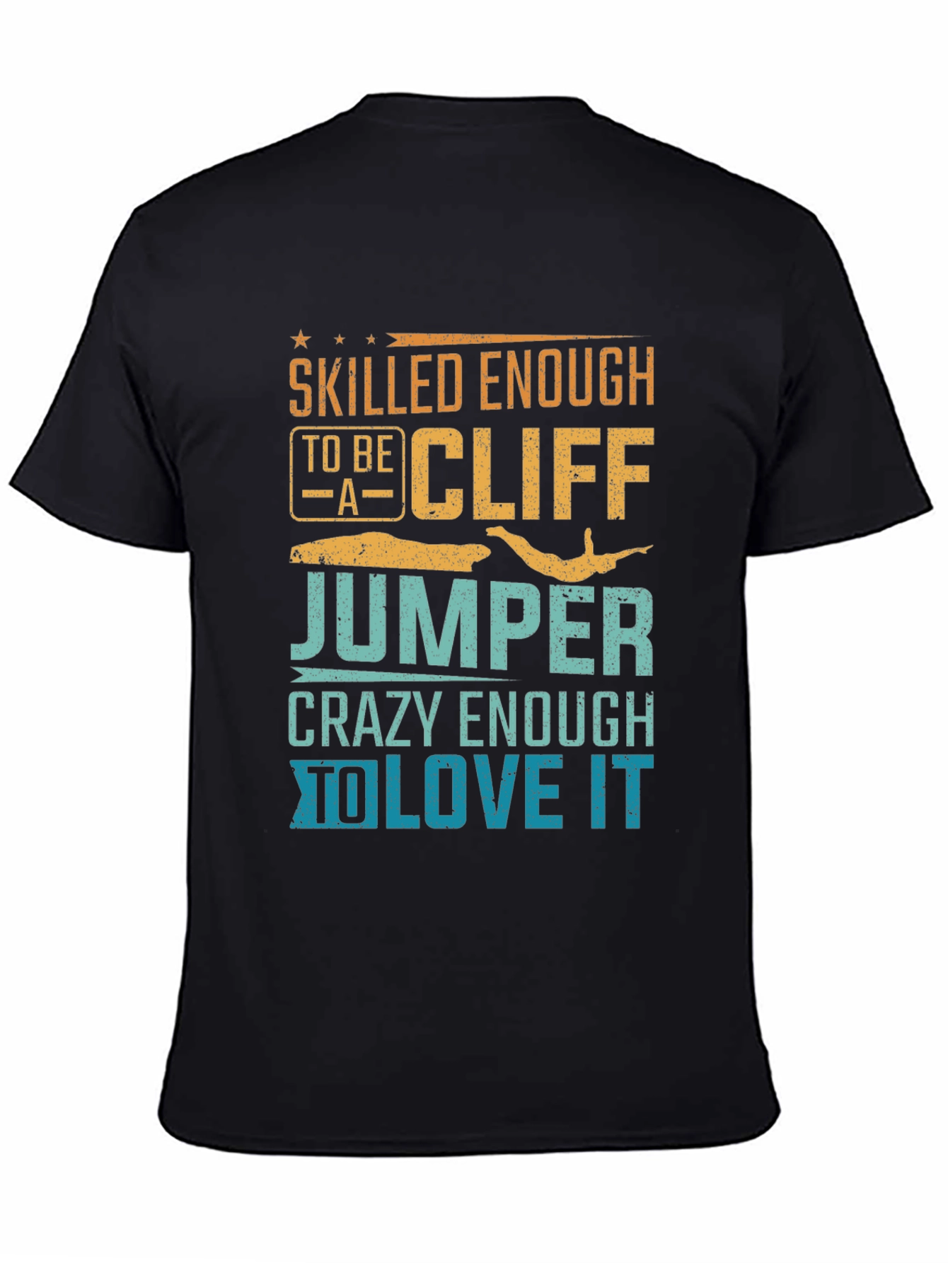 Skilled Cliff Jumper Graphic Tee