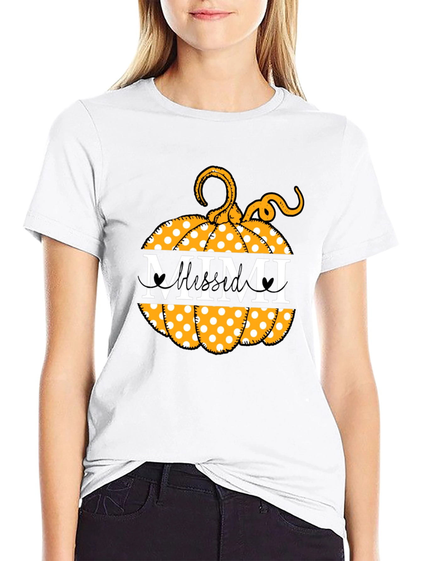 Mimi Pumpkin Patch Tee -  Fall Harvest Shirt
