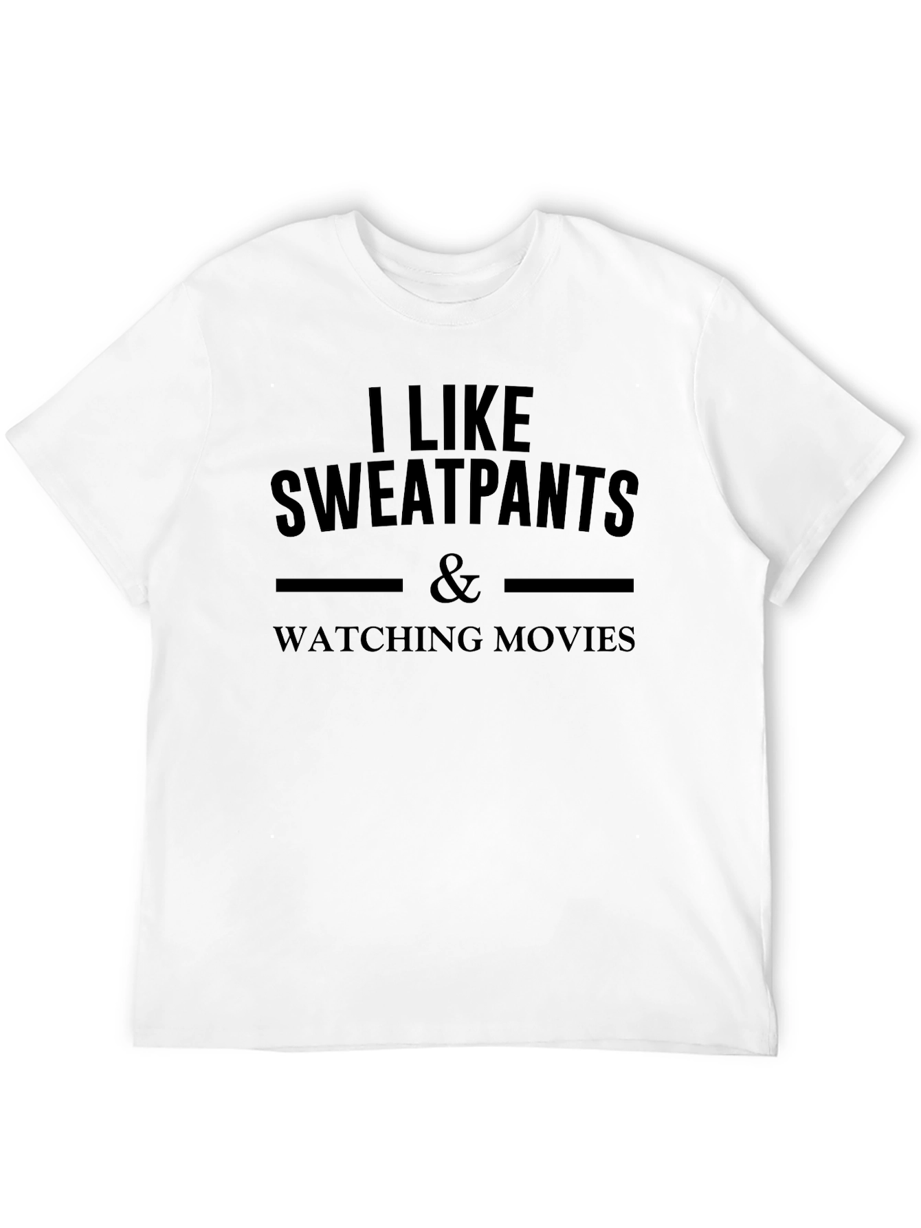 I Like Sweatpants & Watching Movies Graphic Tee
