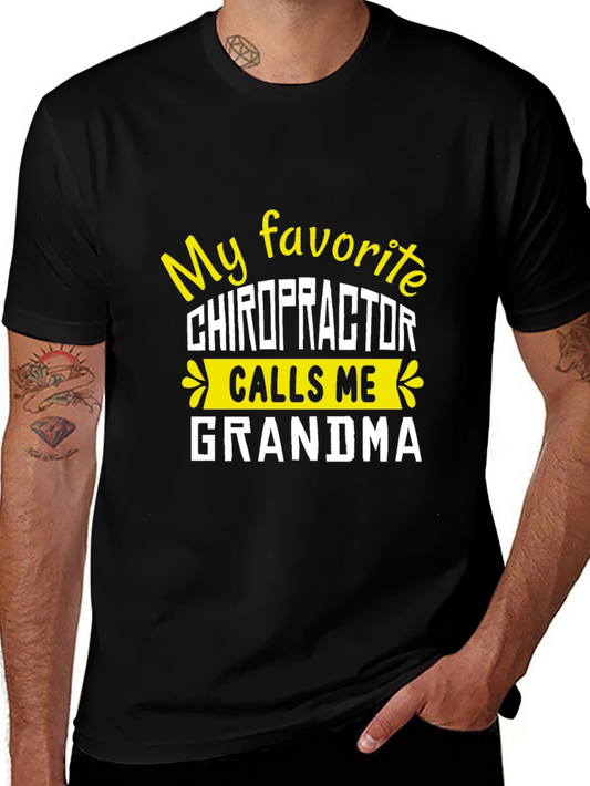 Funny Chiropractor Grandma T-Shirt