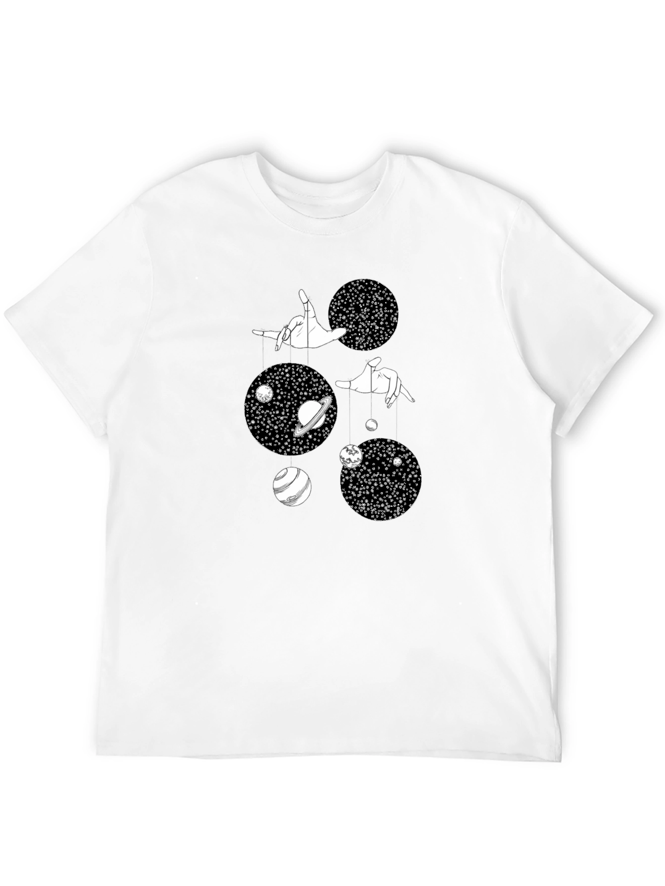 Cosmic Marionette Graphic Tee - Black