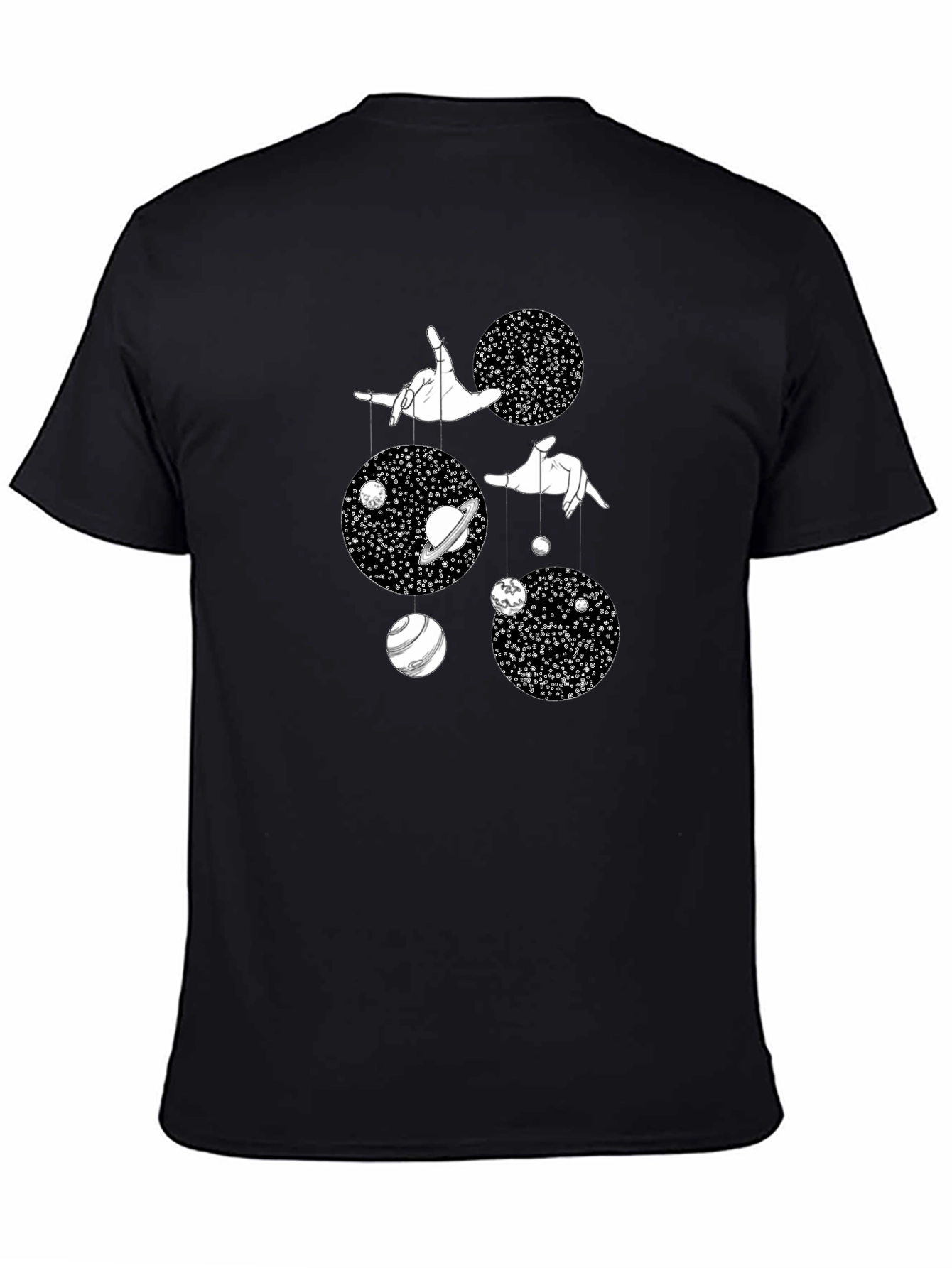 Cosmic Marionette Graphic Tee - Black