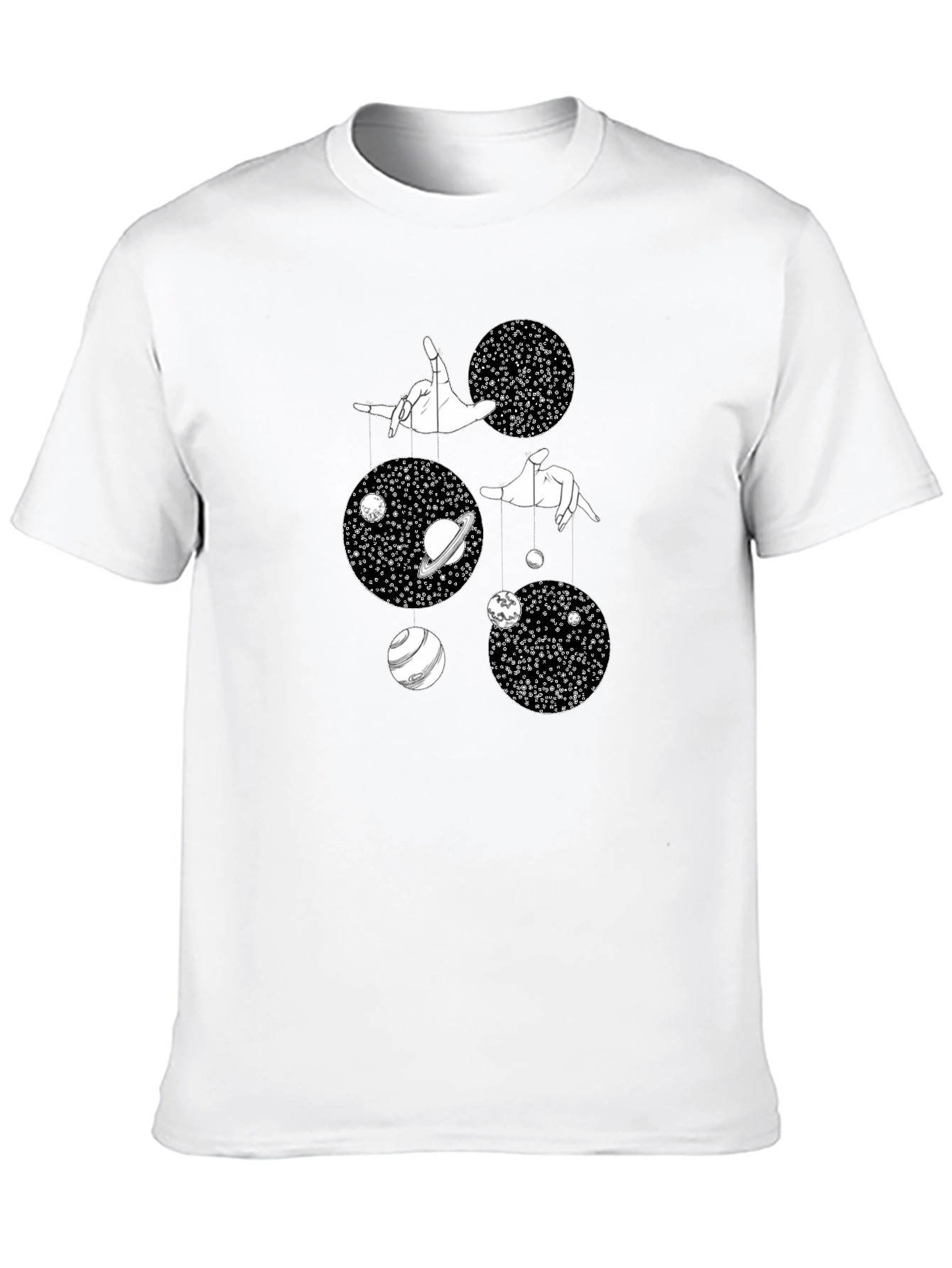Cosmic Marionette Graphic Tee - Black