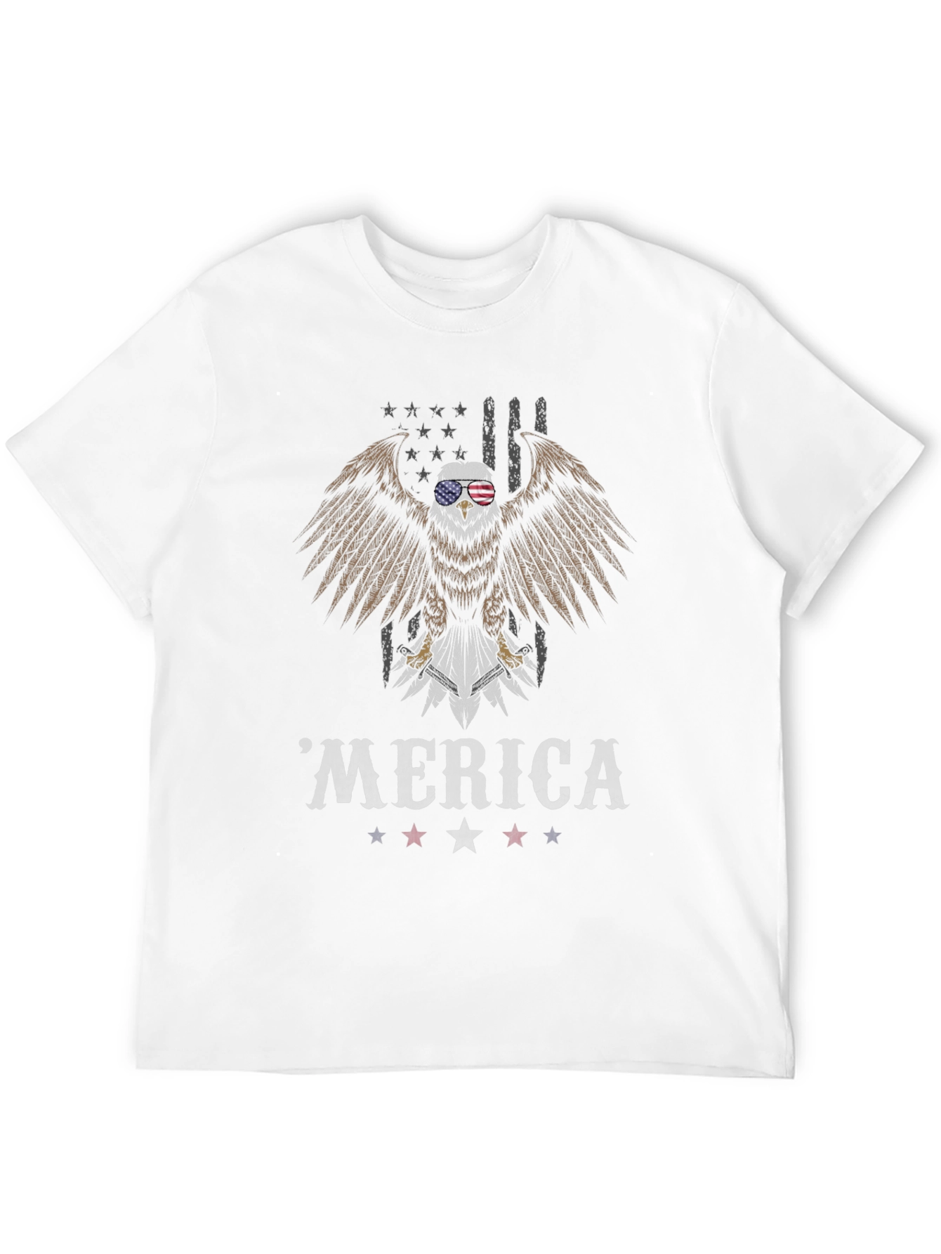 Patriotic Eagle Merica T-Shirt - American Pride