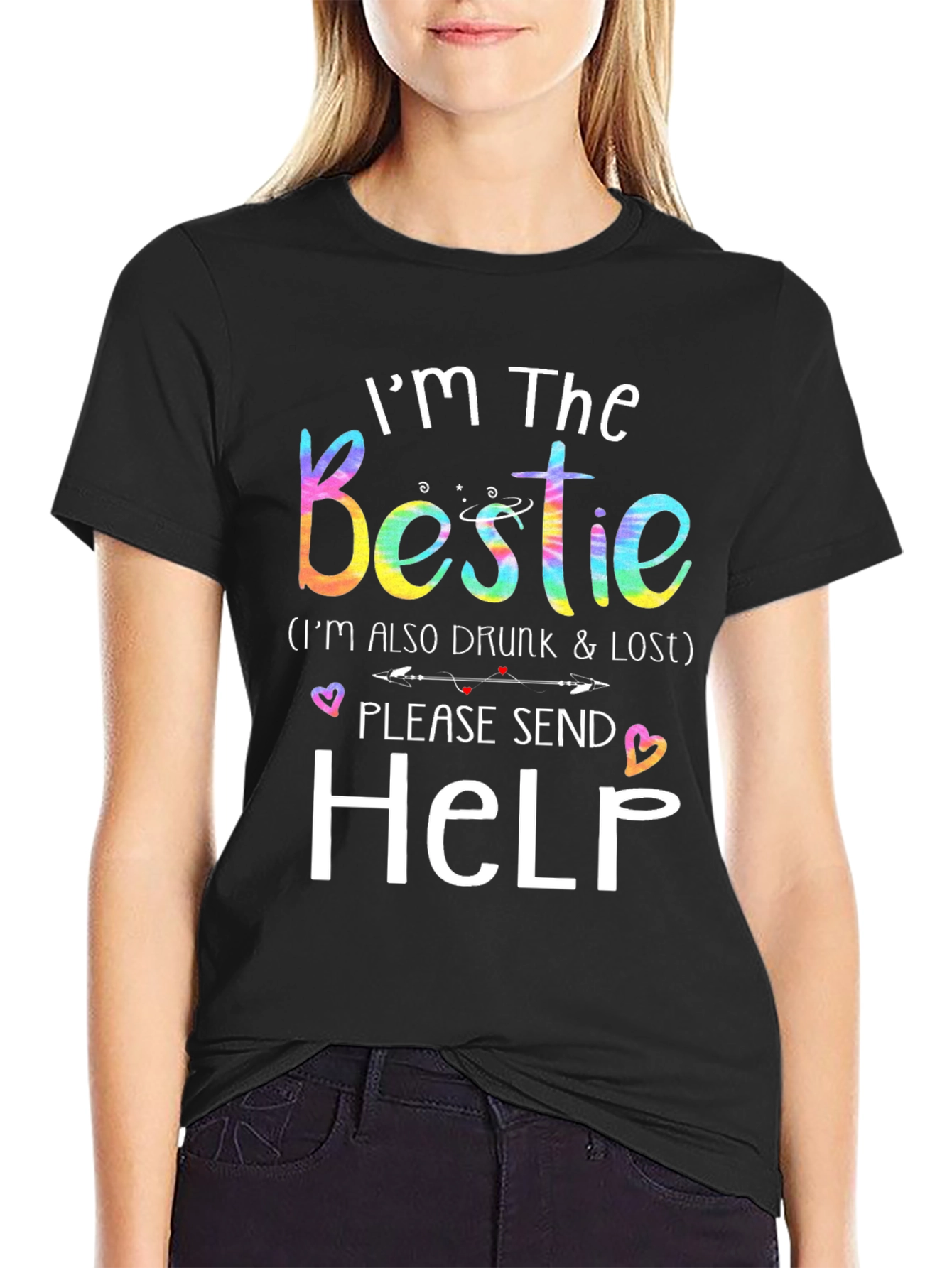 Funny Im The Bestie Graphic T-Shirt