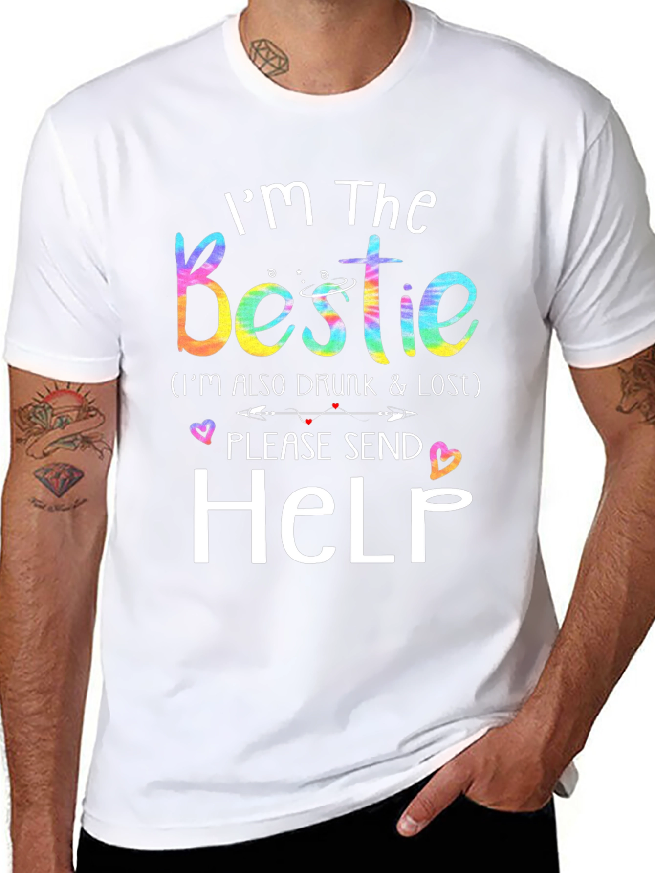 Funny Im The Bestie Graphic T-Shirt