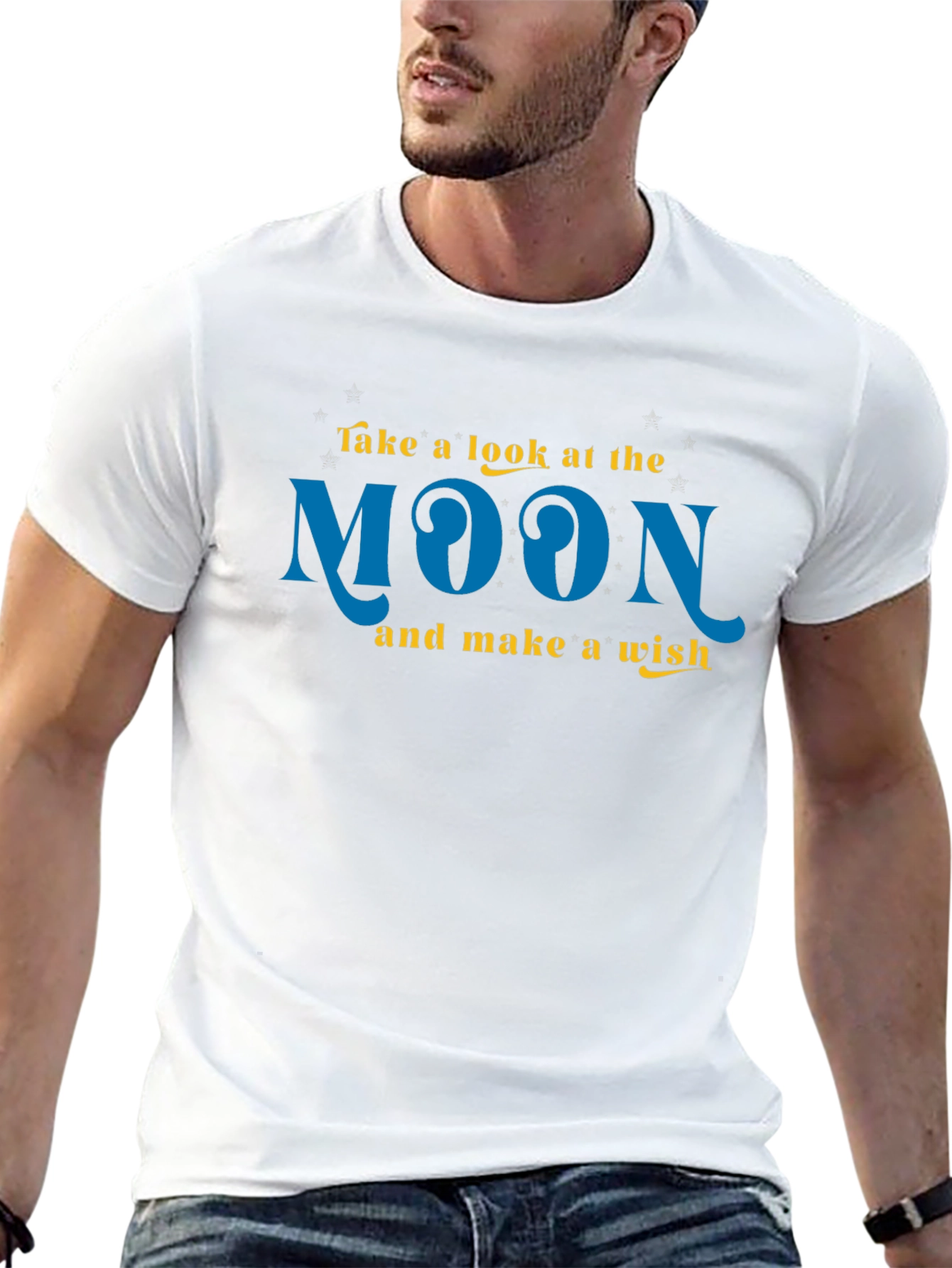 Moon Wish Graphic Tee - Black