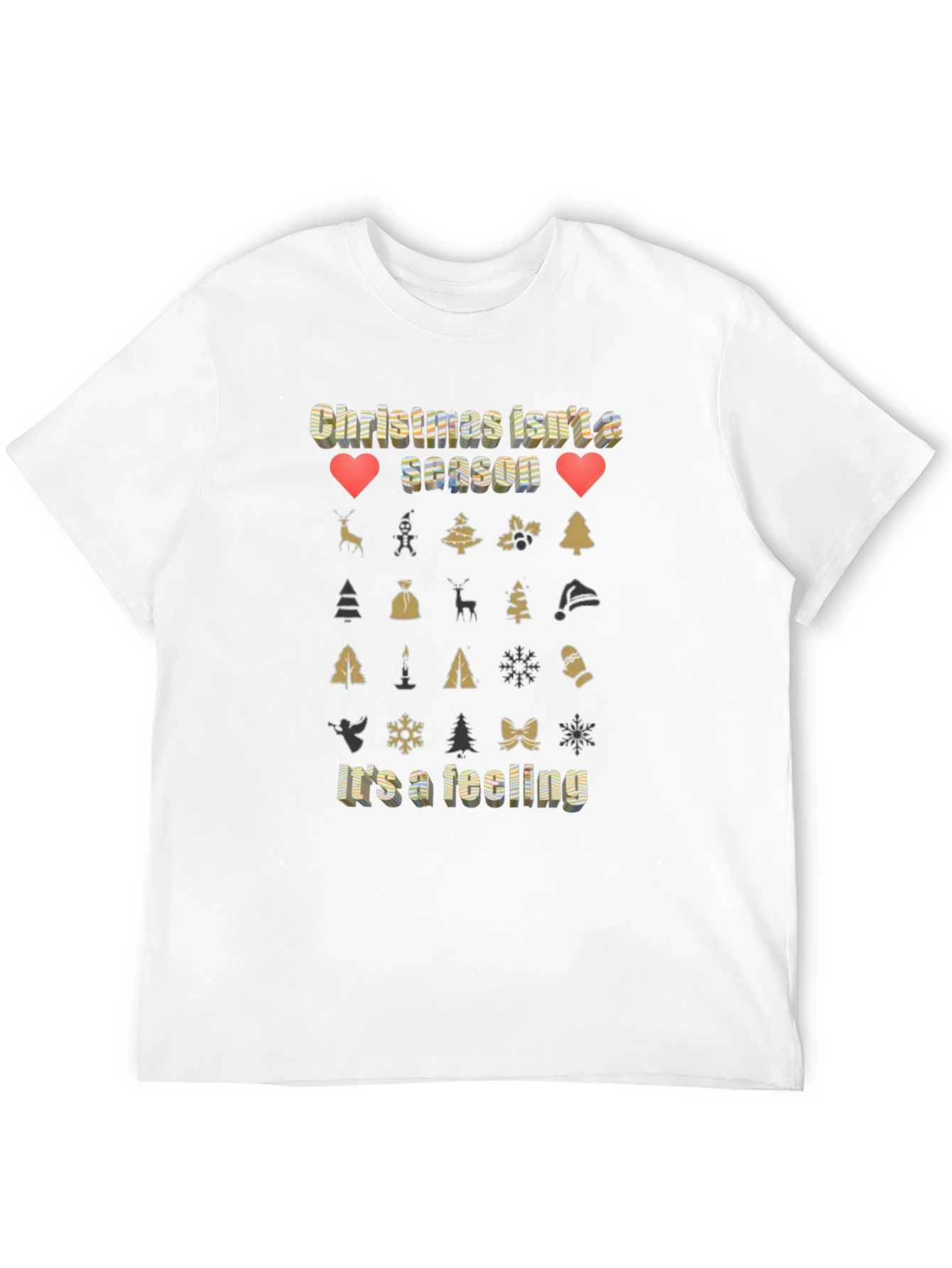 Festive Christmas Feeling Graphic Tee