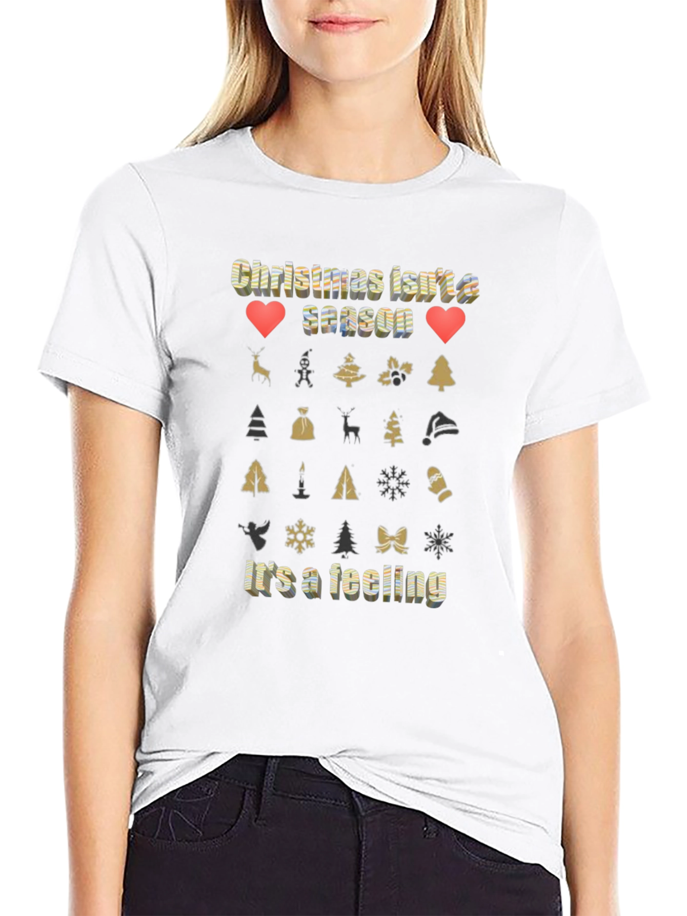 Festive Christmas Feeling Graphic Tee