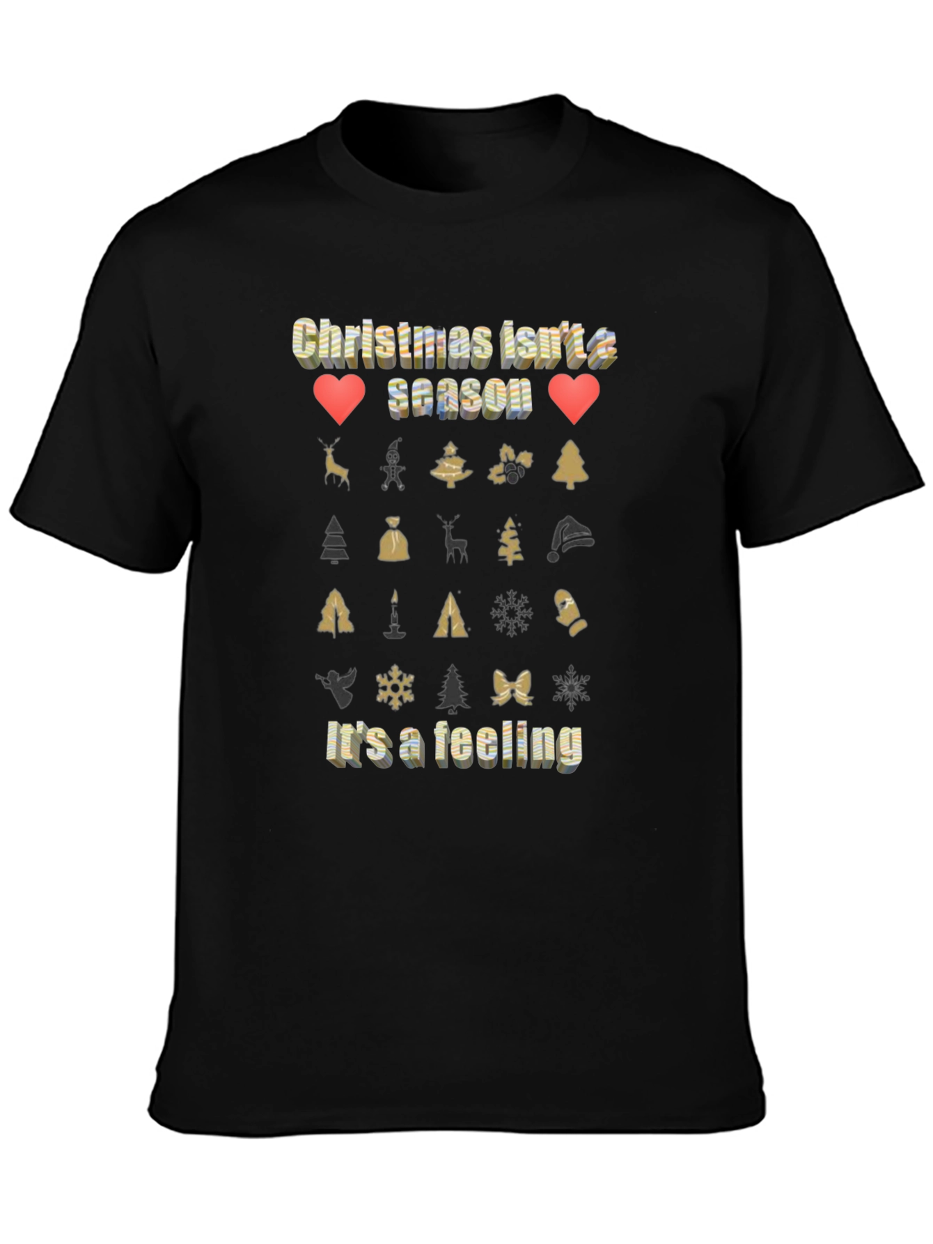Festive Christmas Feeling Graphic Tee