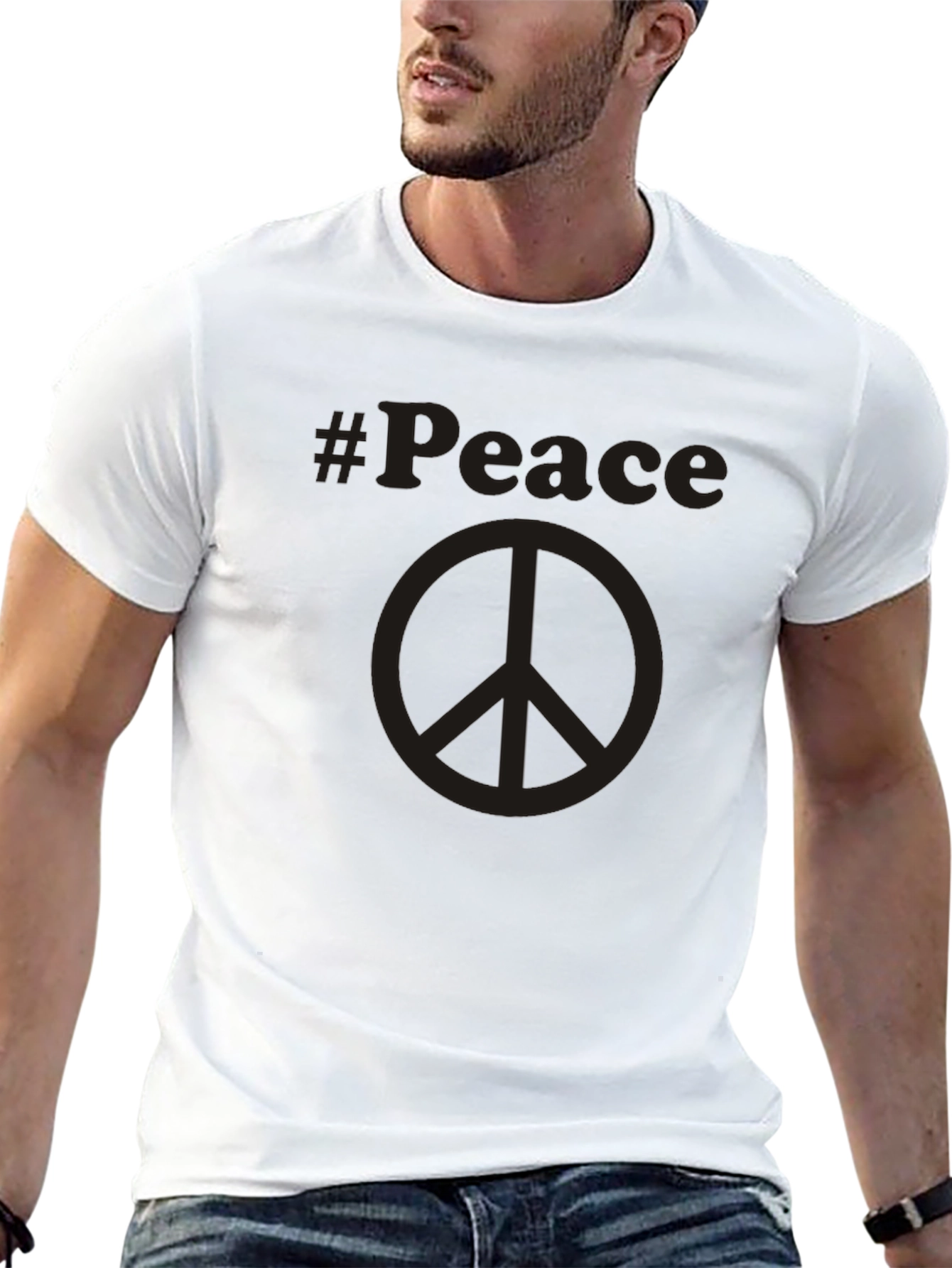 Peace Sign T-Shirt - Stylish & Comfortable