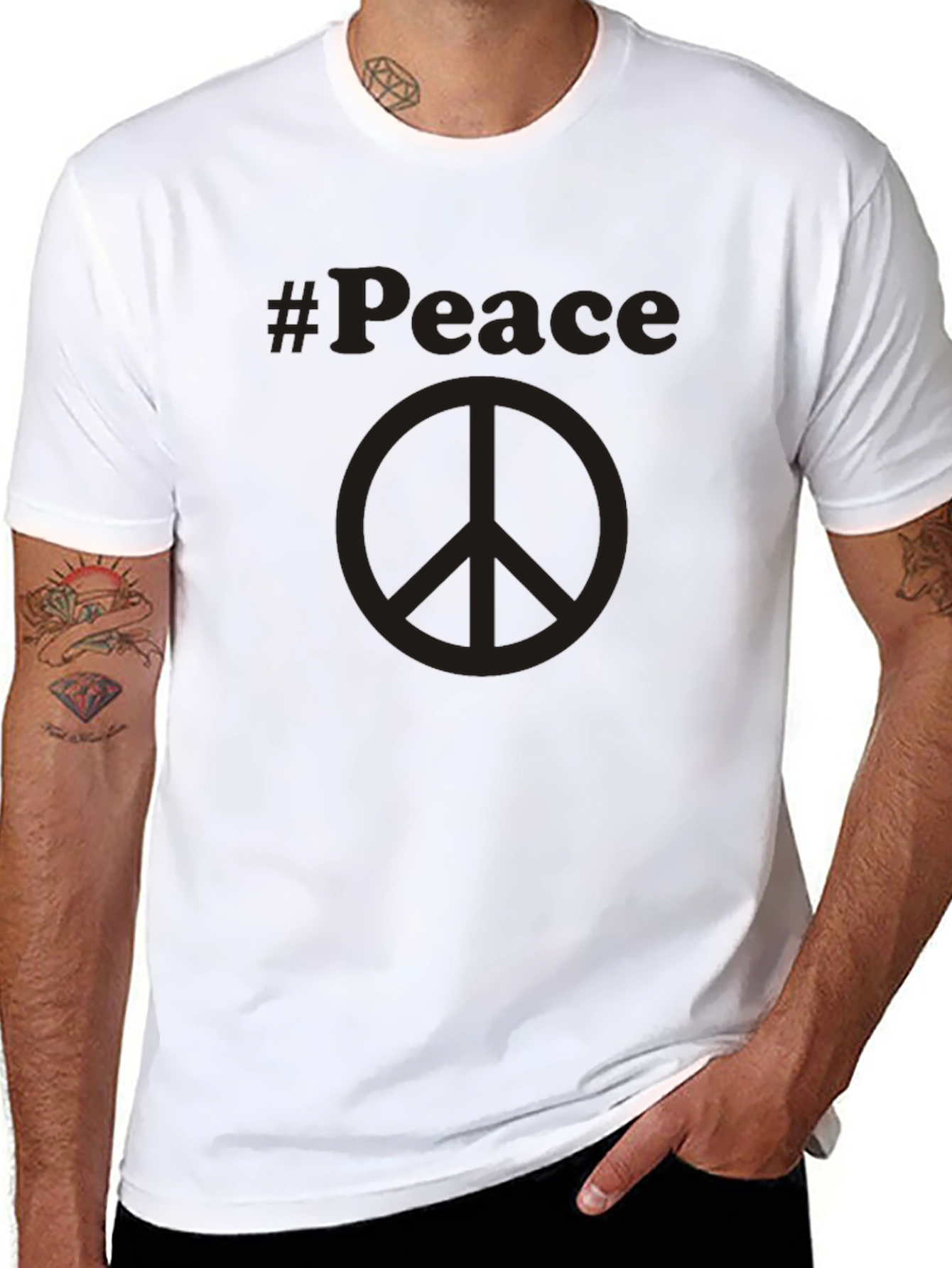 Peace Sign T-Shirt - Stylish & Comfortable