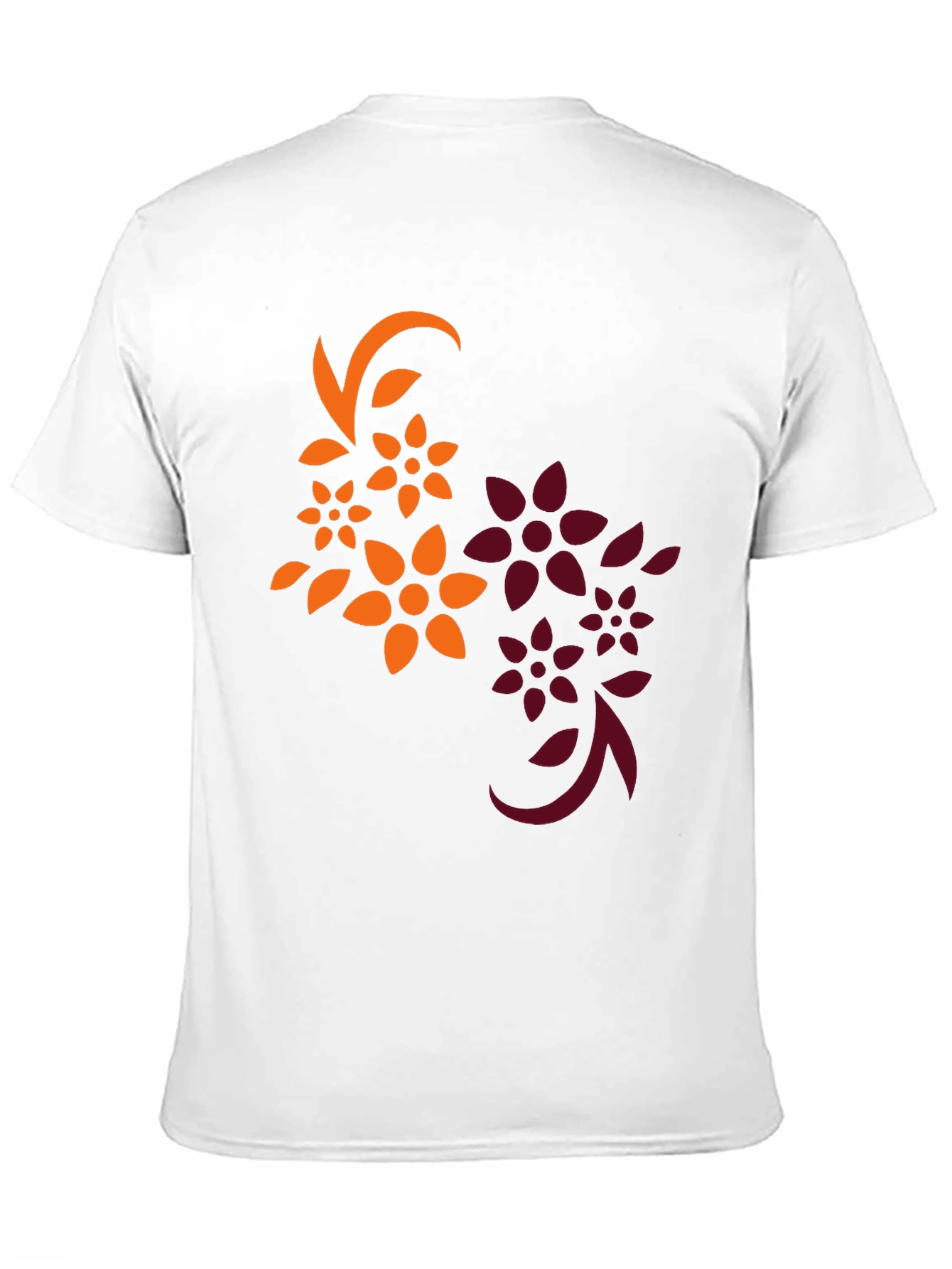 Floral Graphic Black T-Shirt