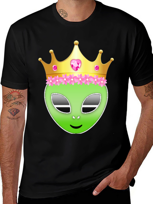 Alien Queen Graphic T-Shirt - Black Cotton Tee