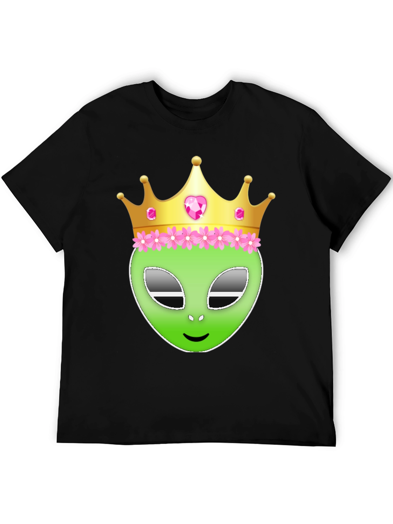 Alien Queen Graphic T-Shirt - Black Cotton Tee