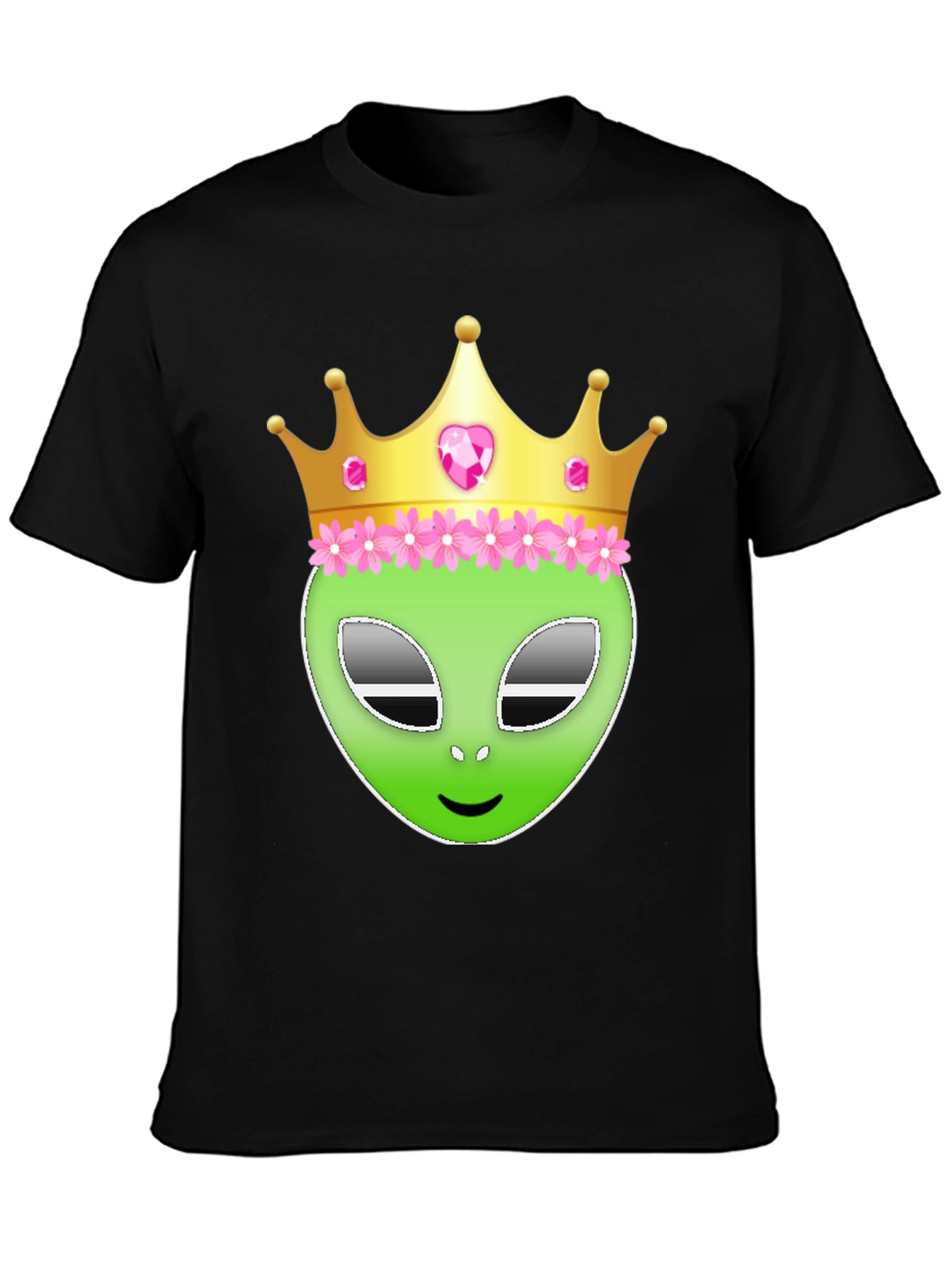 Alien Queen Graphic T-Shirt - Black Cotton Tee