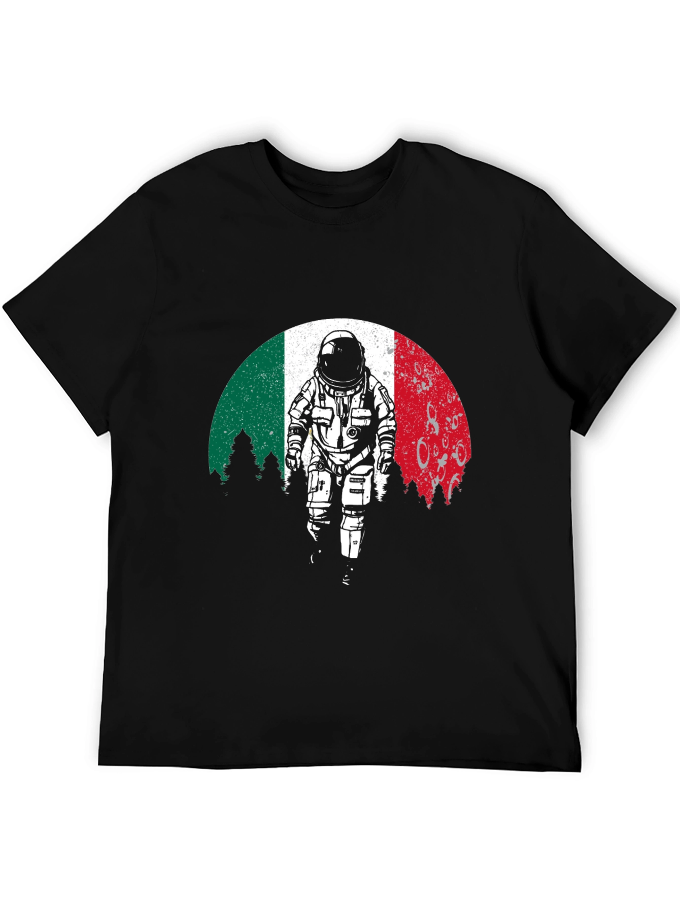 Astronaut T-Shirt: Italian Flag Design