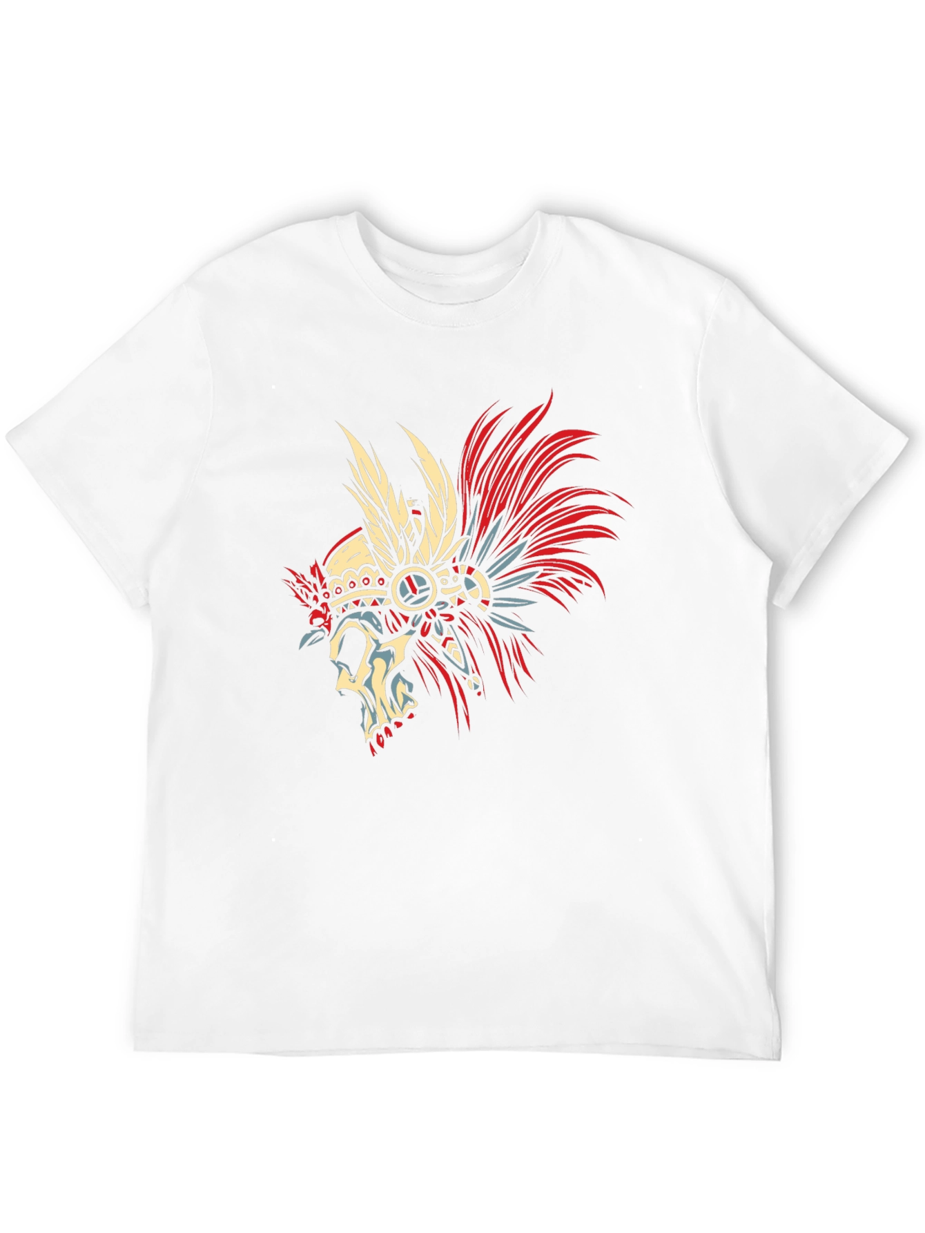 Skull Chief Black T-Shirt - Unique Graphic Tee