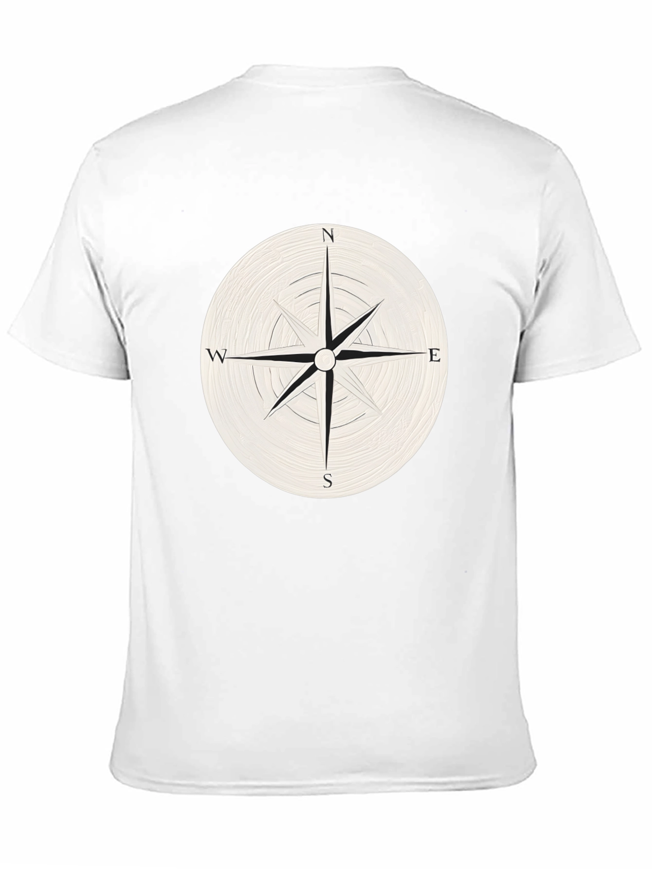 Compass Rose Graphic T-Shirt - Classic Navigator Style