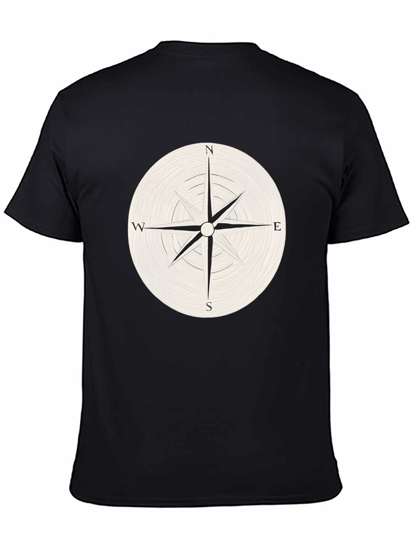 Compass Rose Graphic T-Shirt - Classic Navigator Style