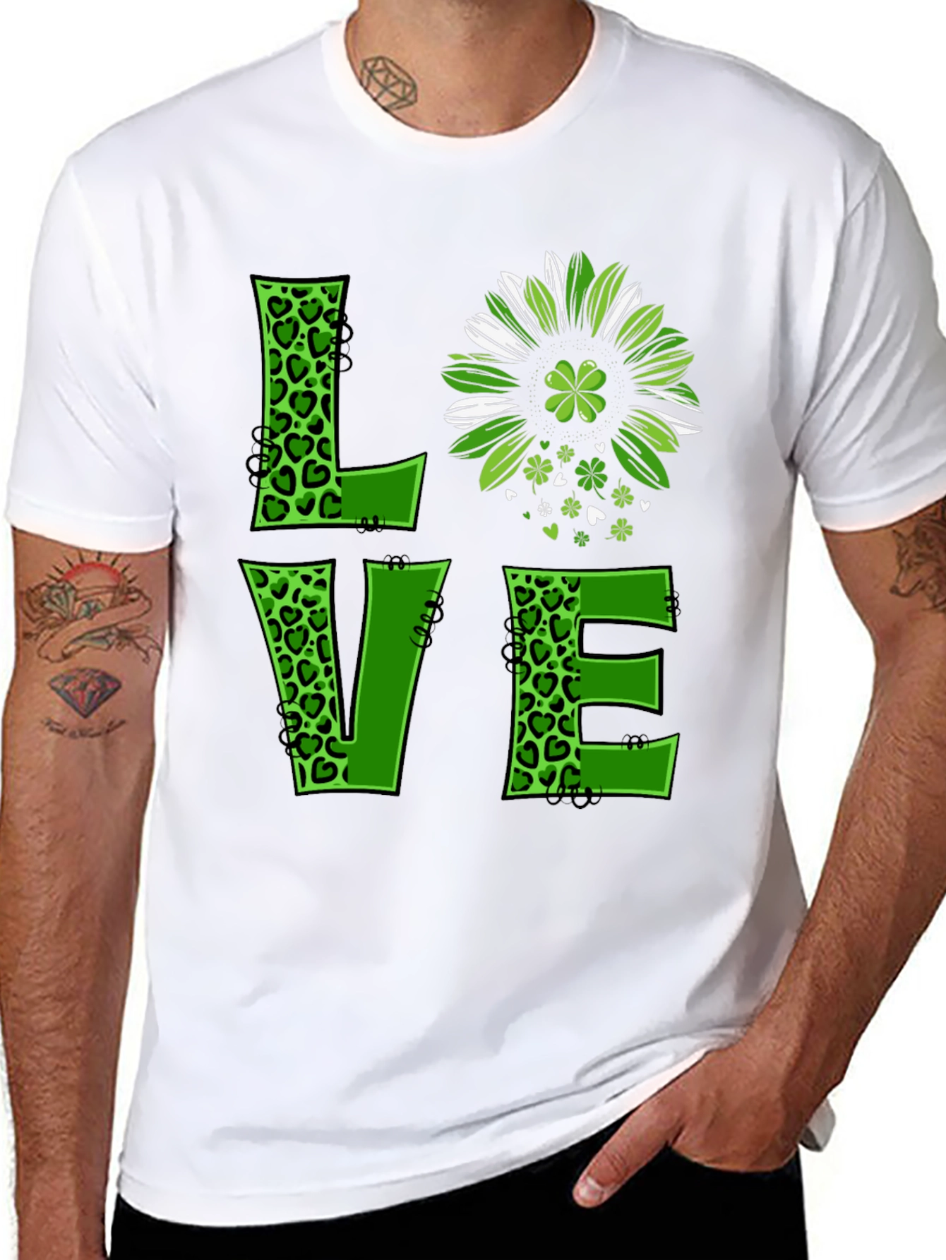 St. Patricks Day Love Clover T-Shirt