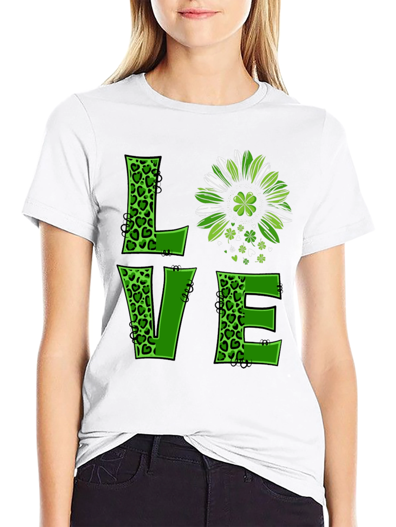 St. Patricks Day Love Clover T-Shirt