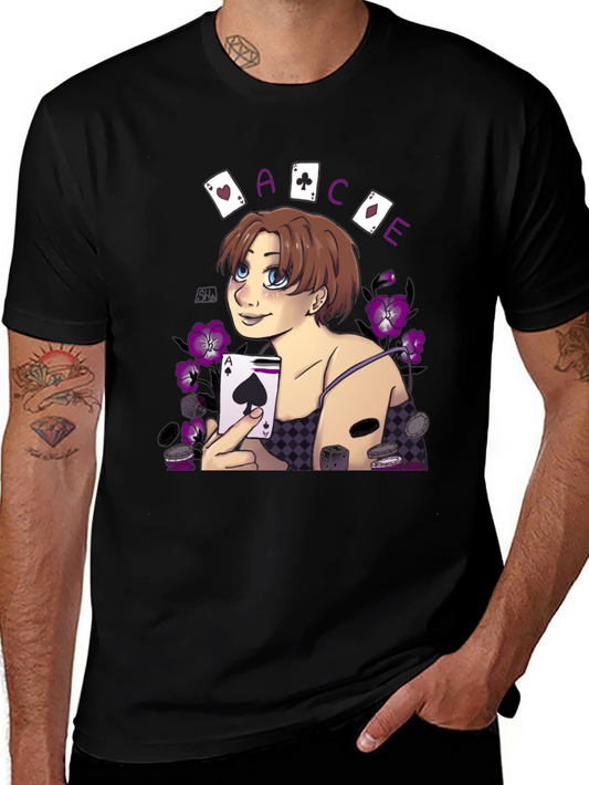 Ace Playing Card Graphic T-Shirt