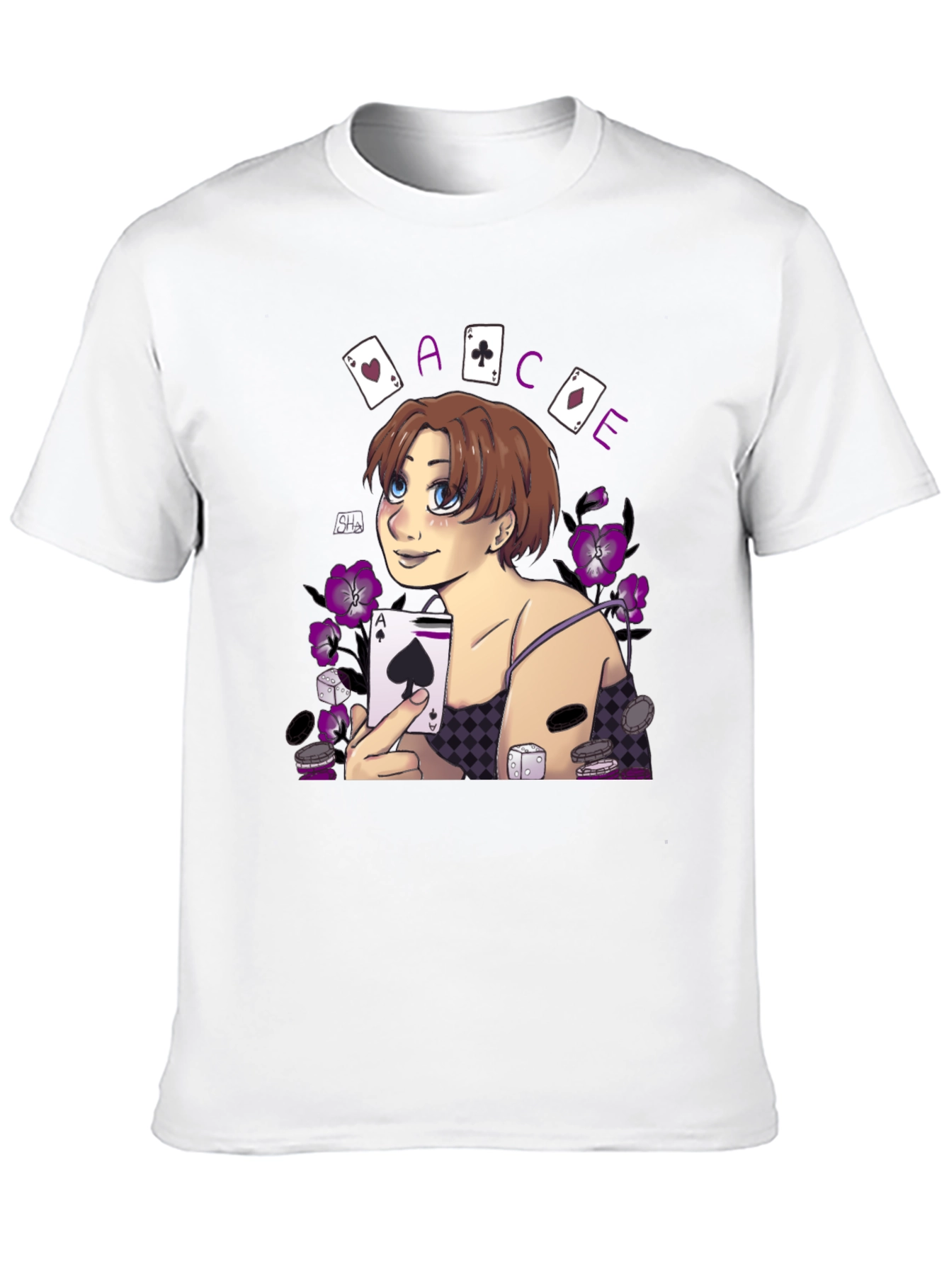 Ace Playing Card Graphic T-Shirt