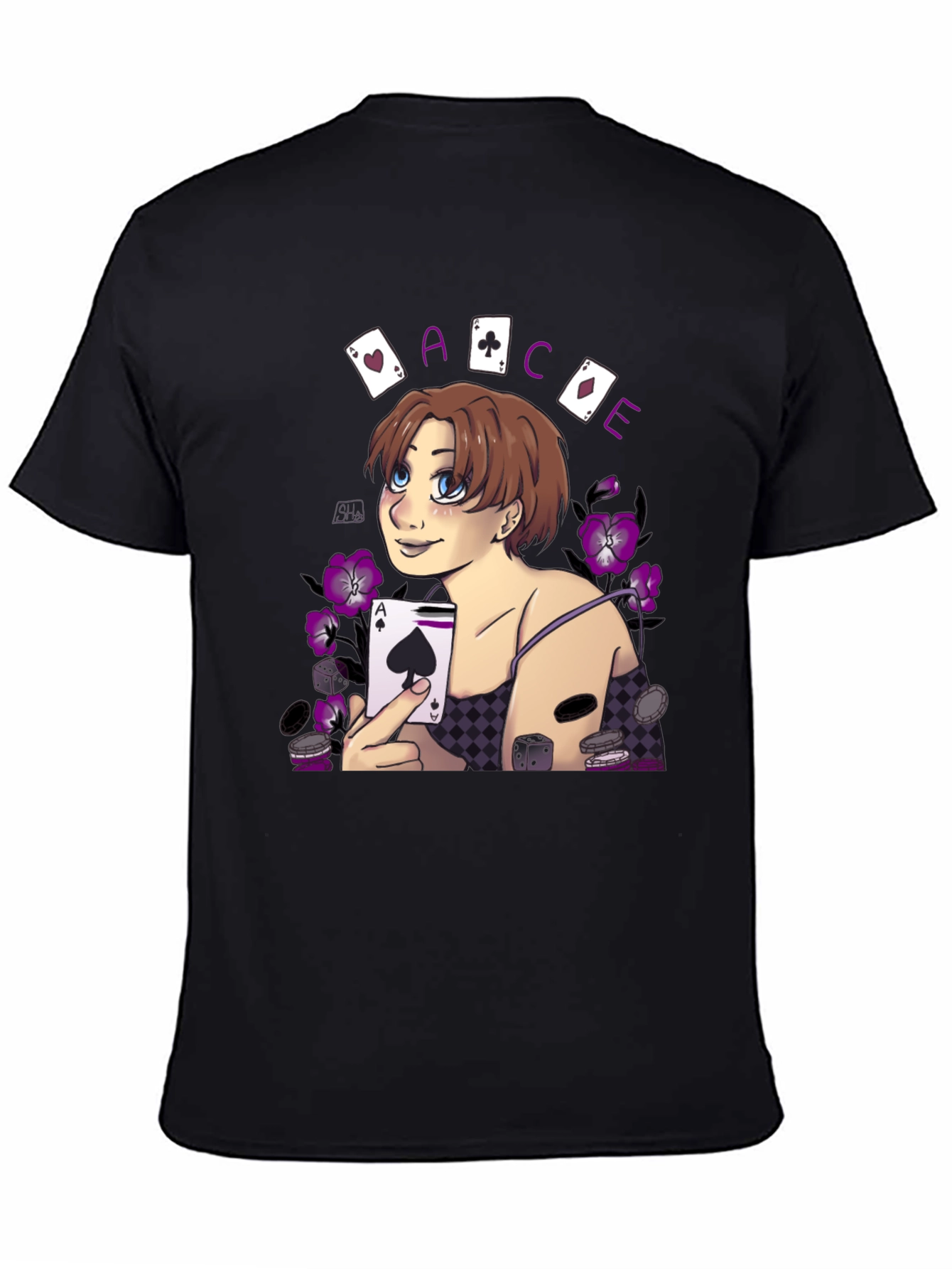 Ace Playing Card Graphic T-Shirt